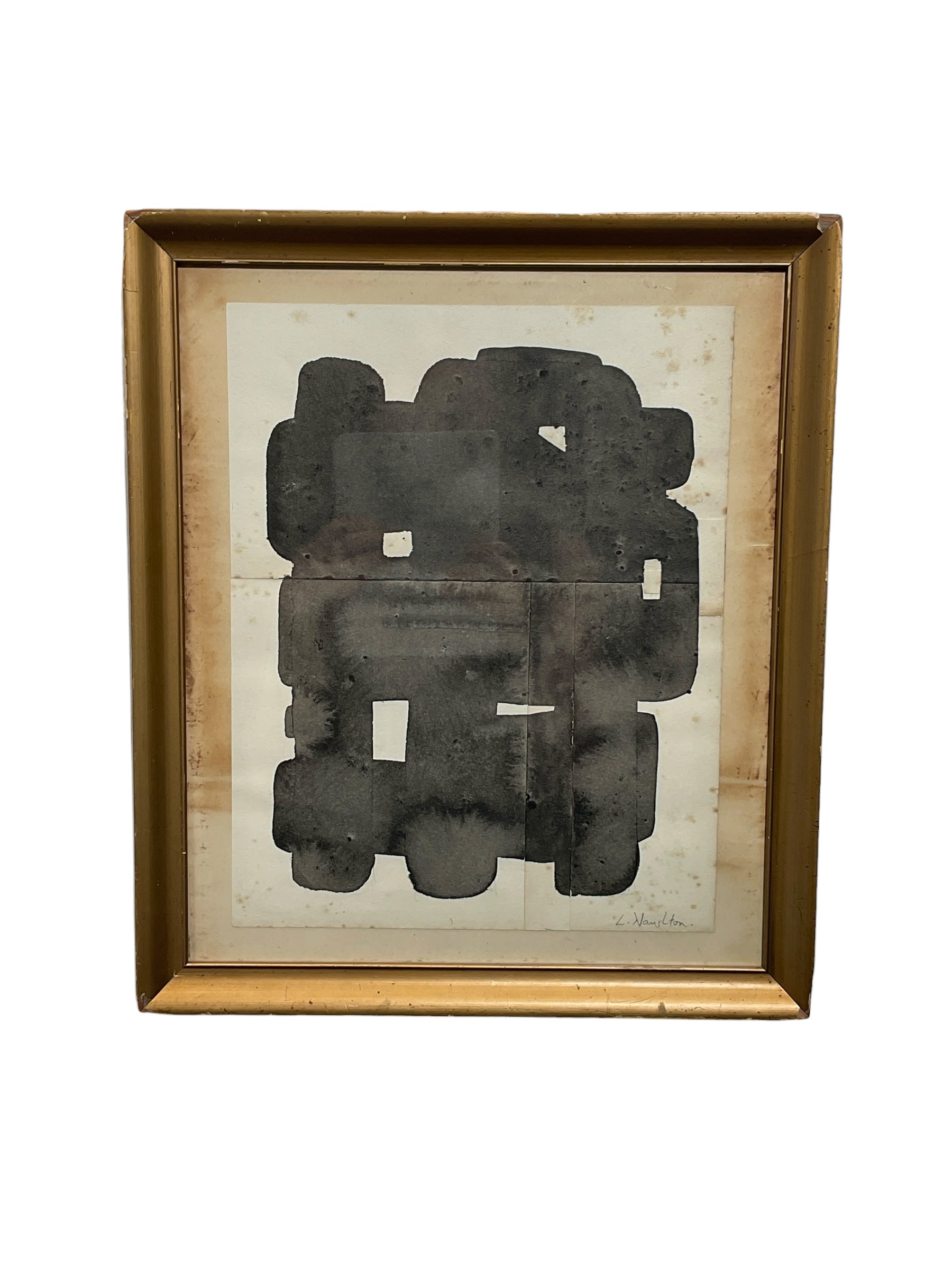 Original Ink And Collage Artwork