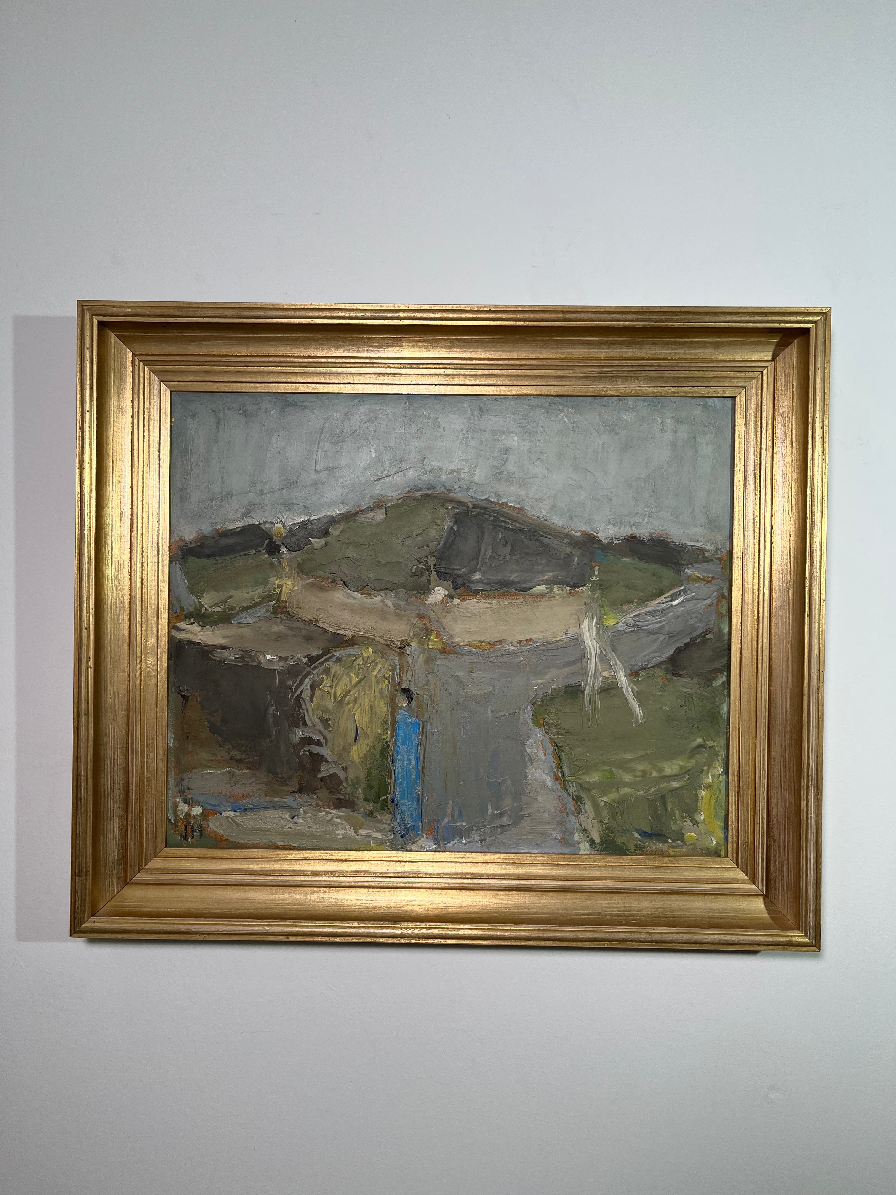 Mid Century Landscape Painting by Danish Painter, Johannes Hofmeister