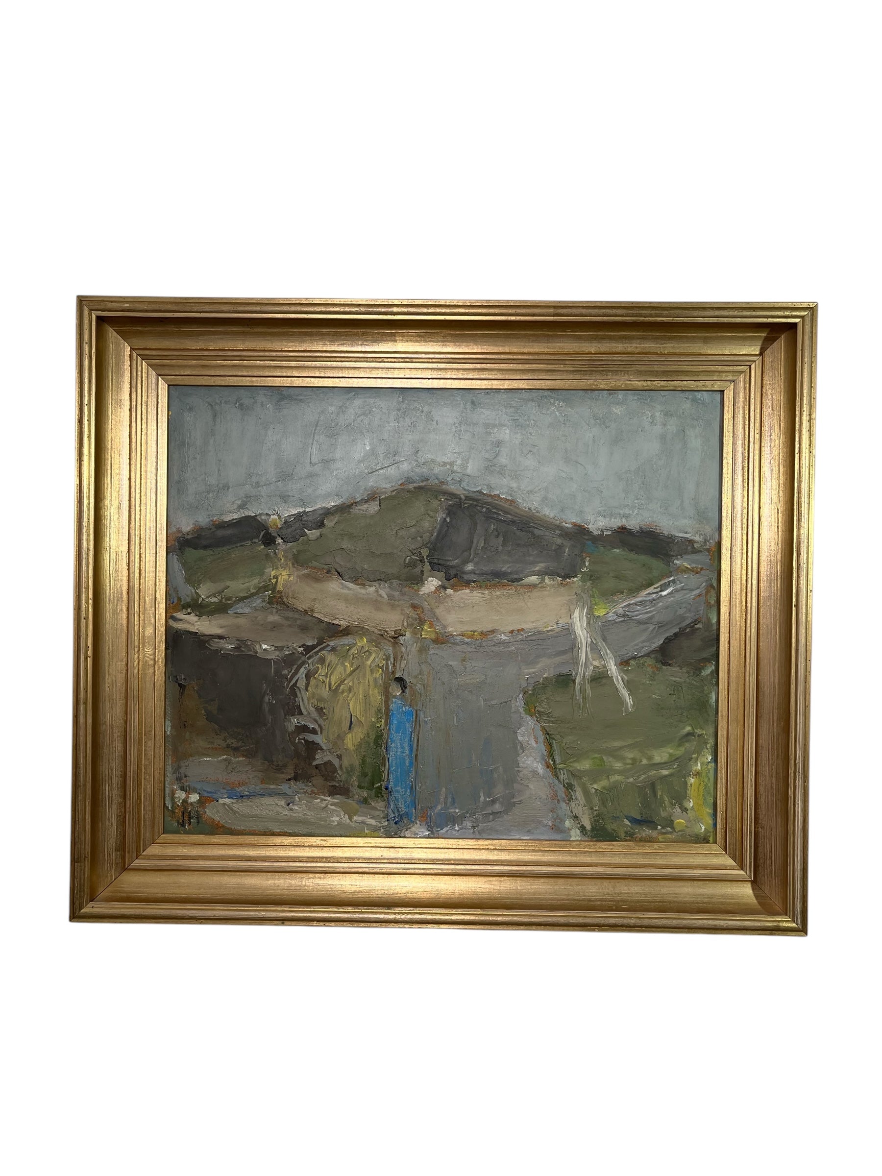 Mid Century Landscape Painting by Danish Painter, Johannes Hofmeister