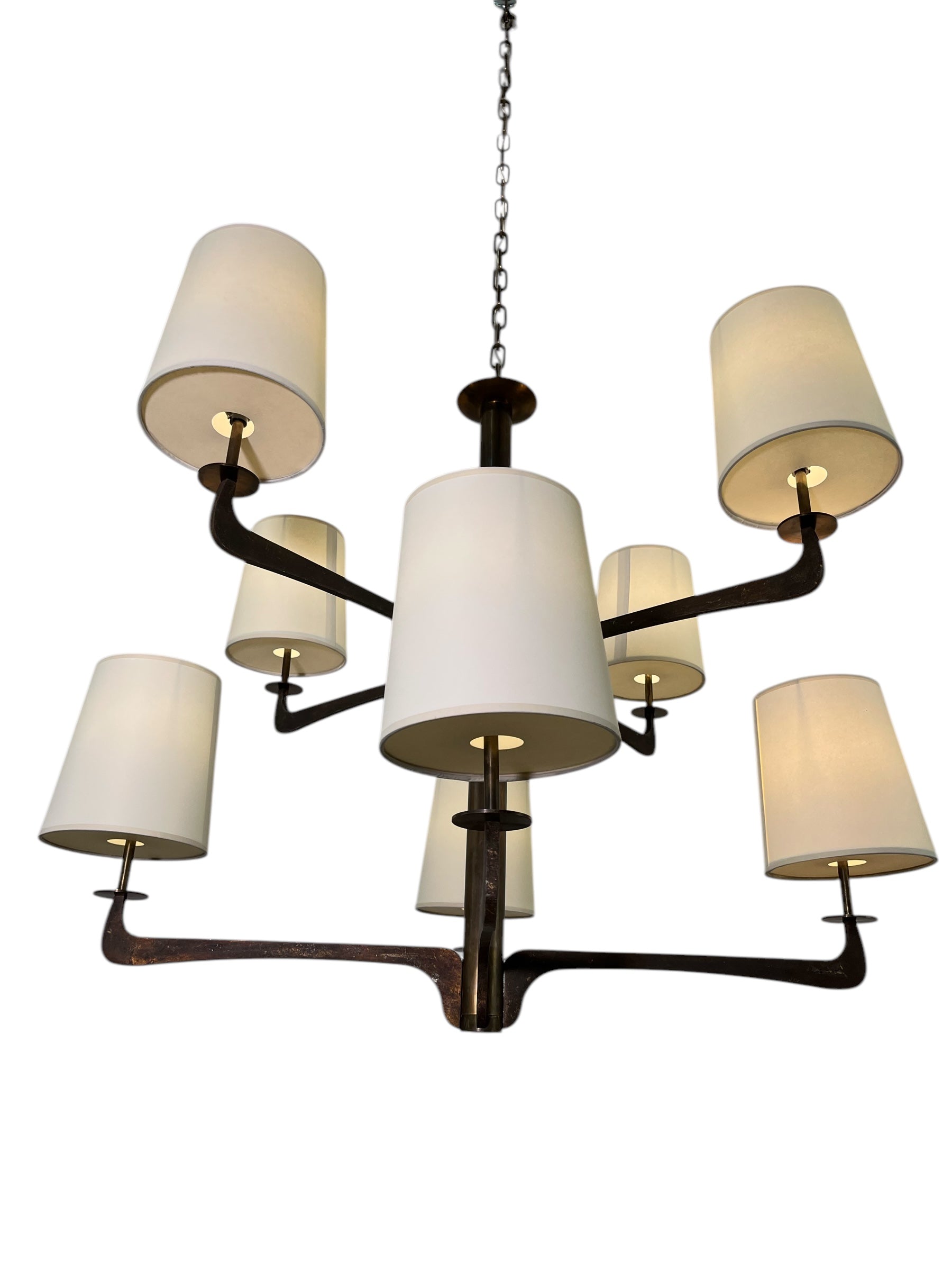 Lucca Studio Hardin Bronze Chandelier (Two Tier)