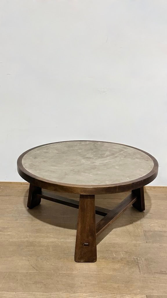 Lucca Studio Merlin Coffee Table with Concrete Top
