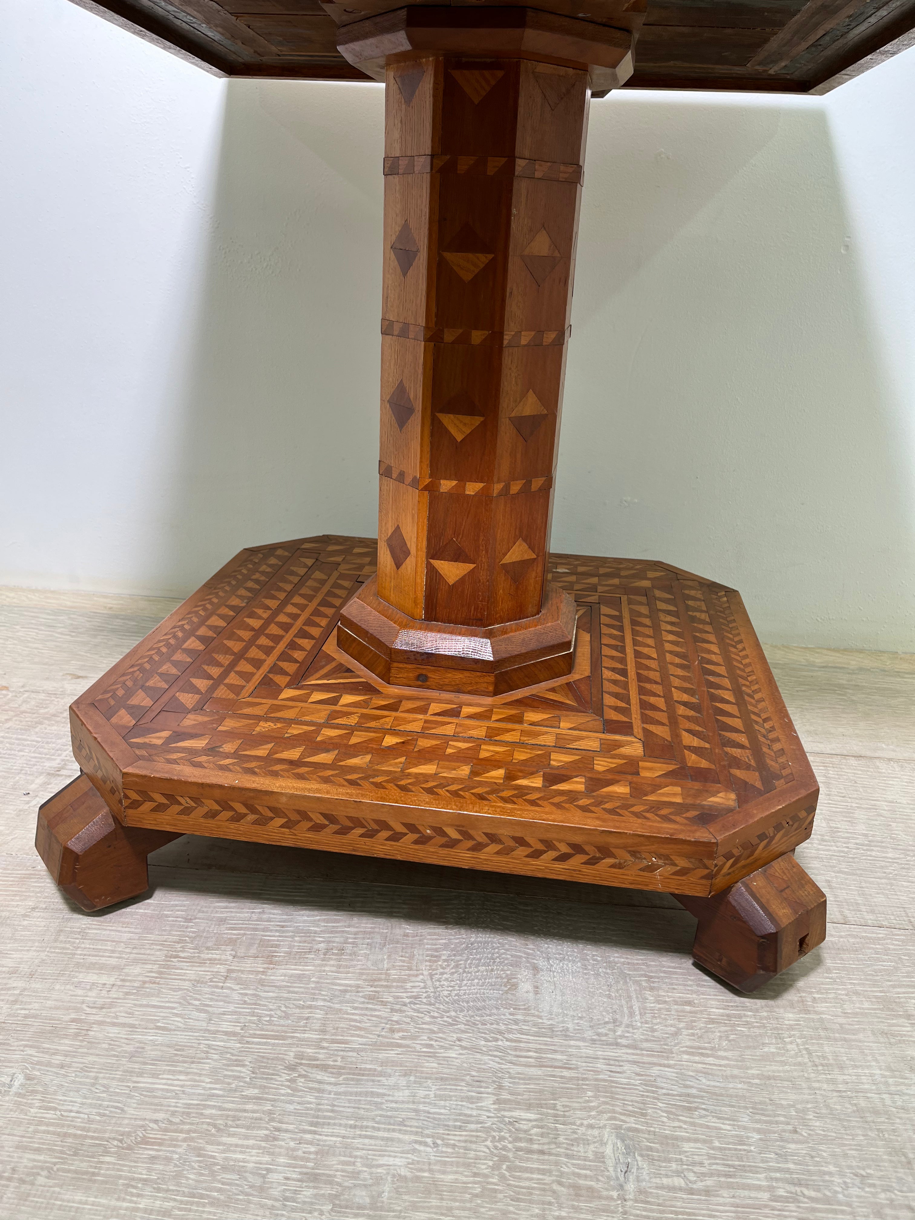 19th Century Superb Inlaid Side Table