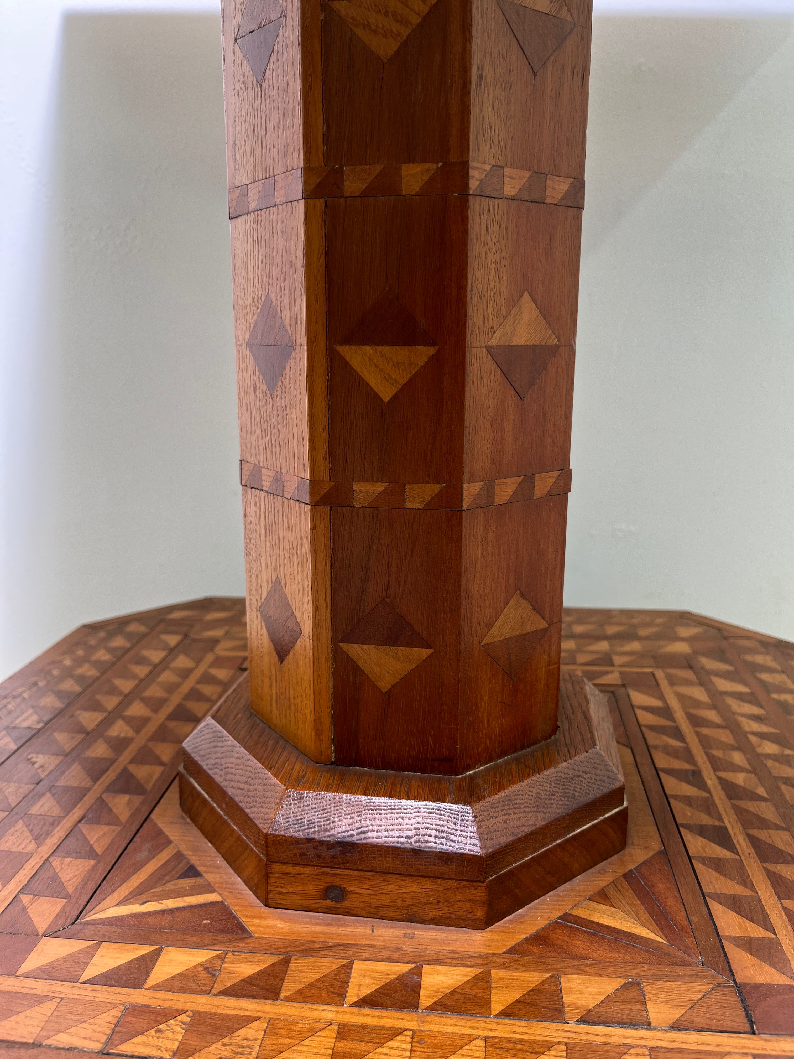 19th Century Superb Inlaid Side Table