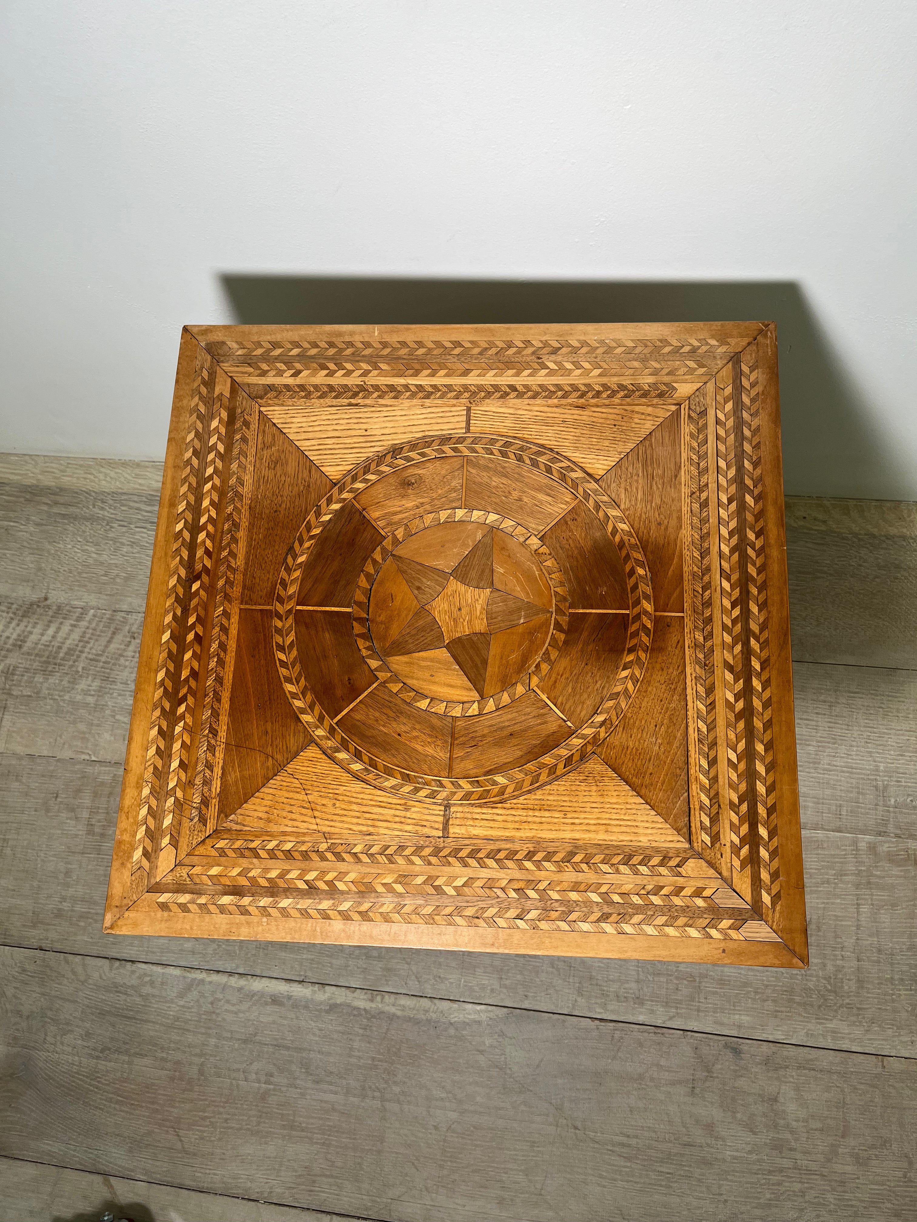 19th Century Superb Inlaid Side Table