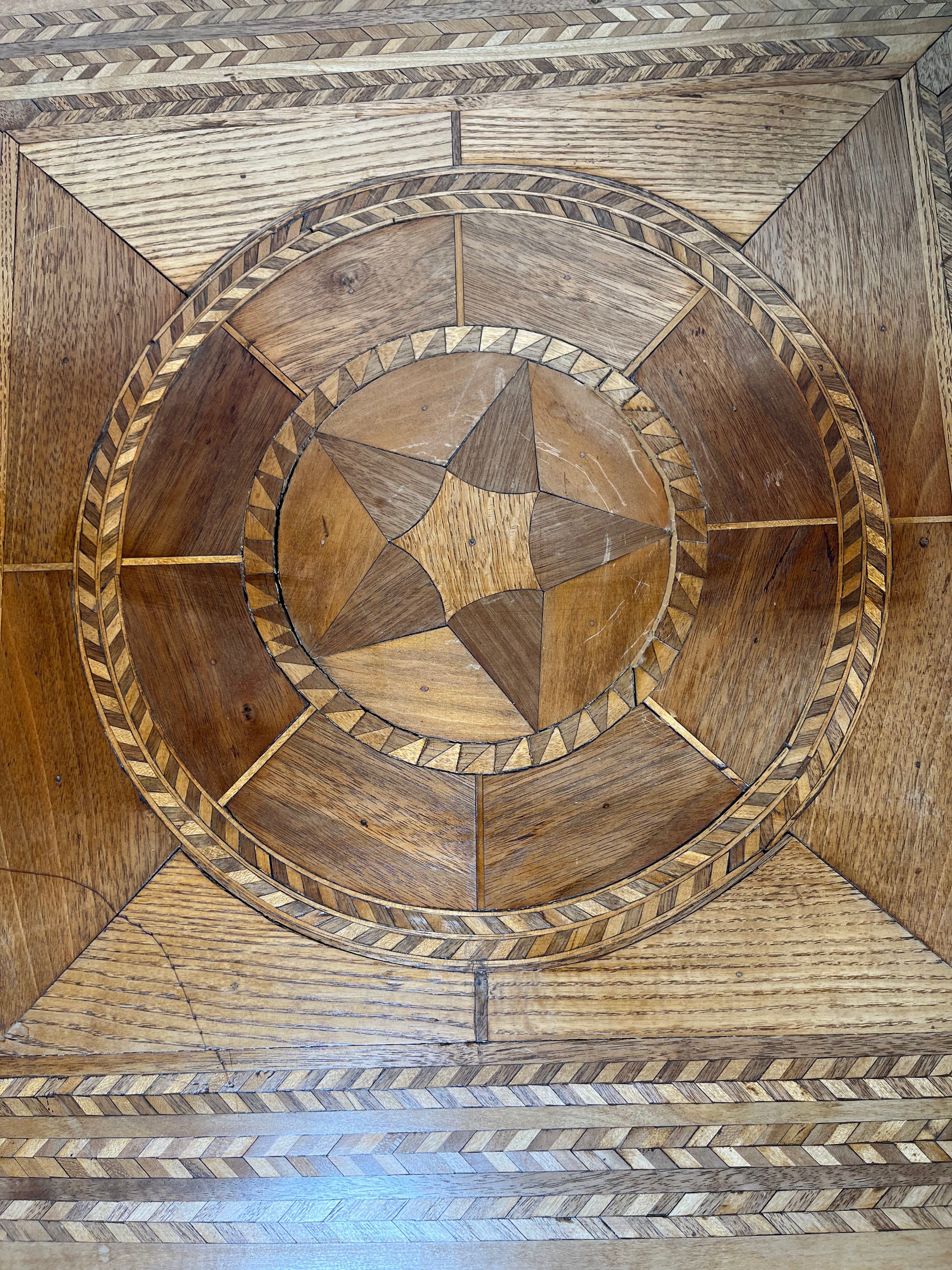 19th Century Superb Inlaid Side Table