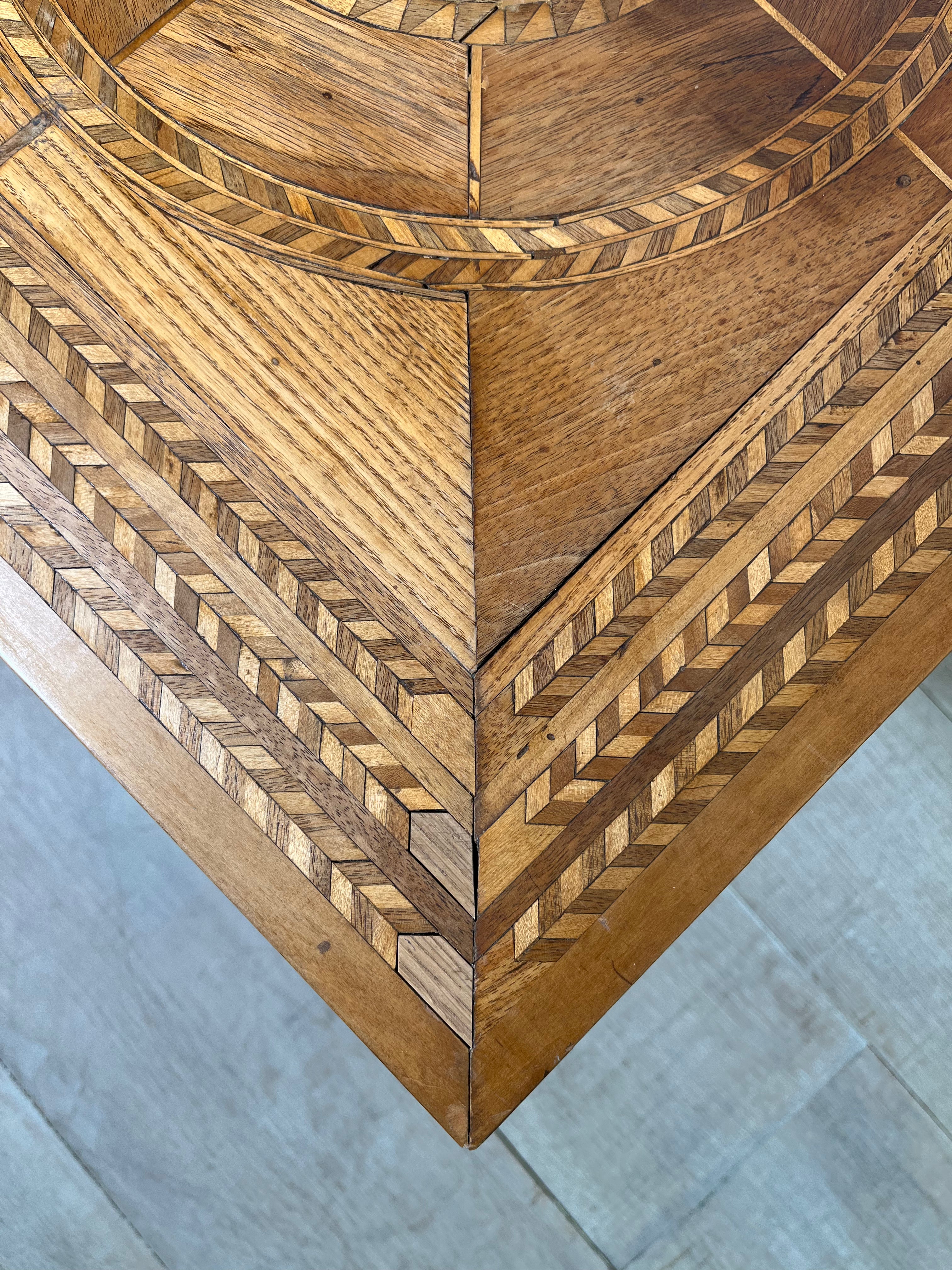 19th Century Superb Inlaid Side Table