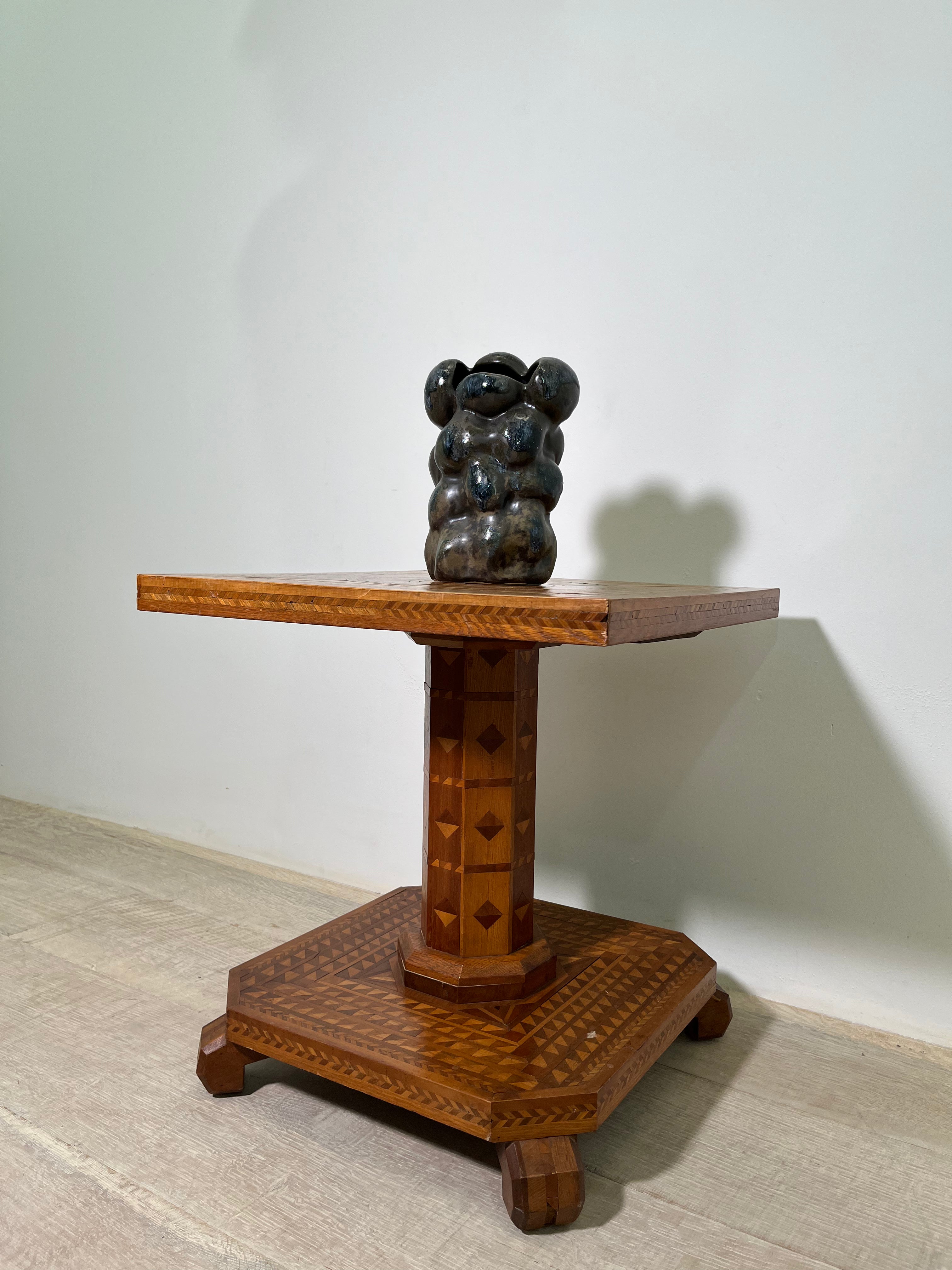 19th Century Superb Inlaid Side Table