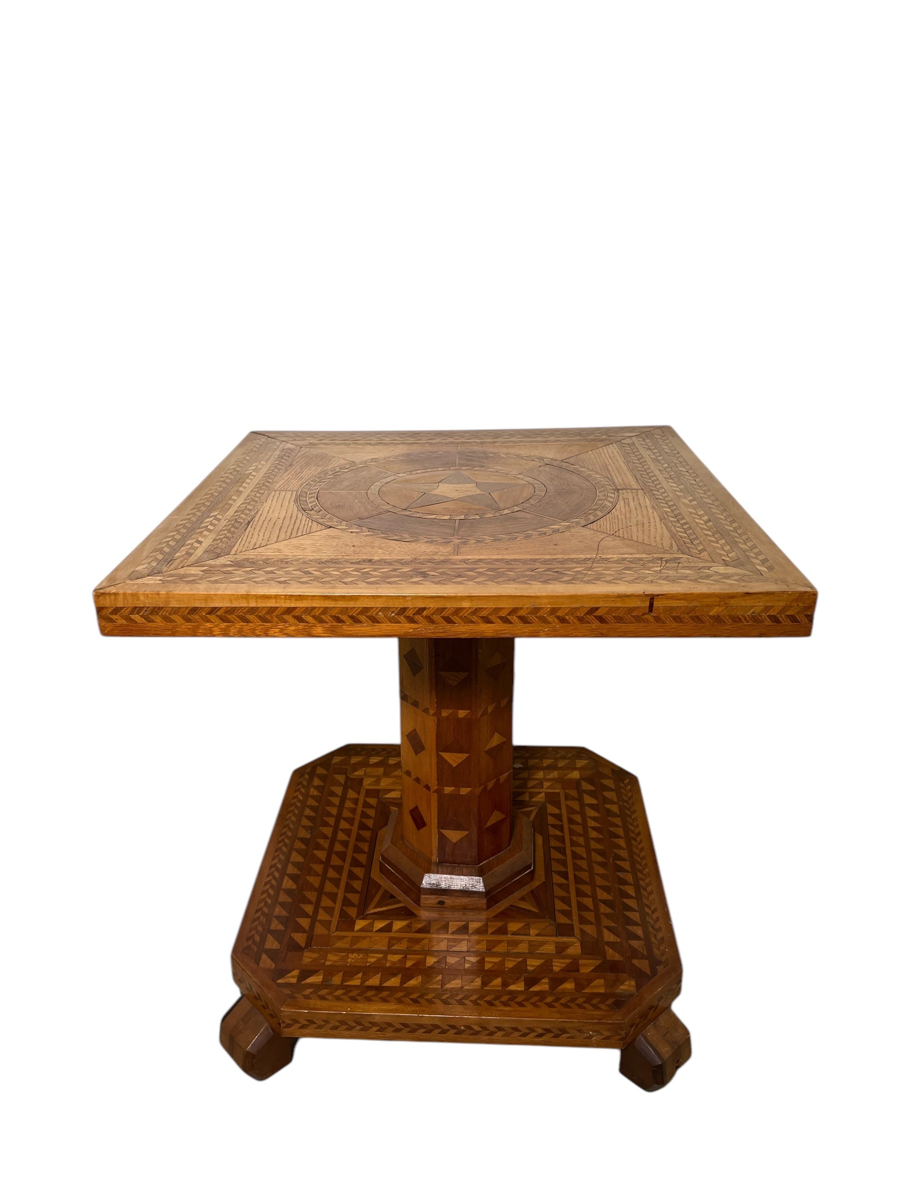 19th Century Superb Inlaid Side Table