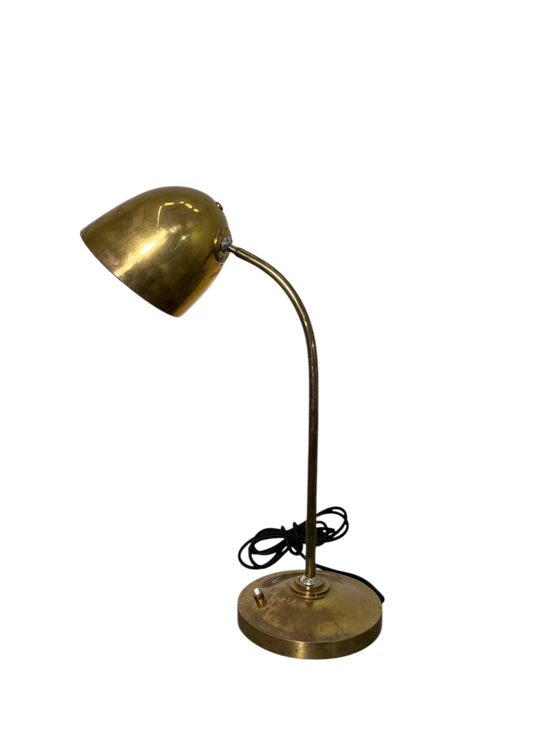 Danish Brass Desk Lamp