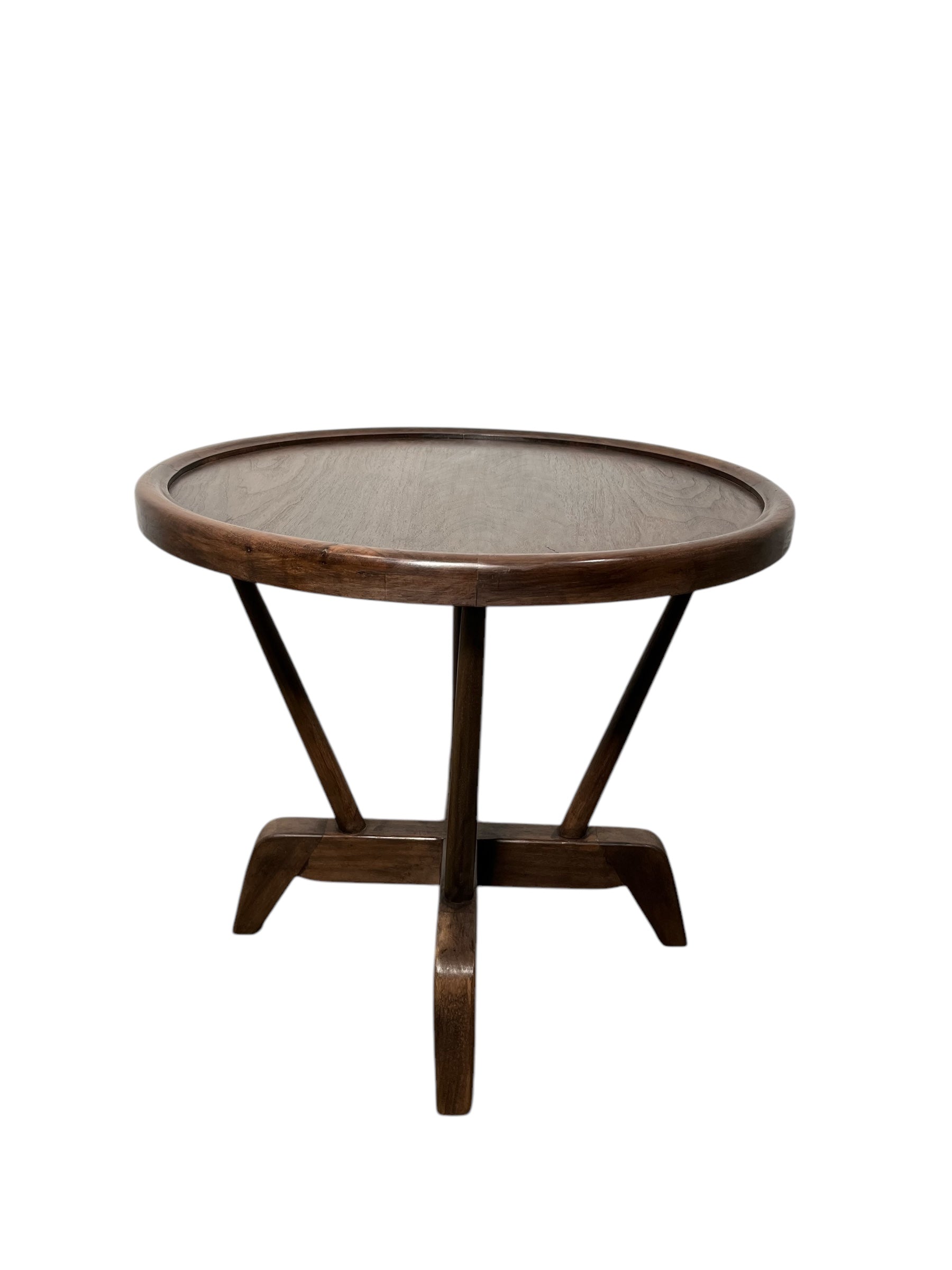 Lucca Studio Walnut Hyatt Side Table&nbsp;