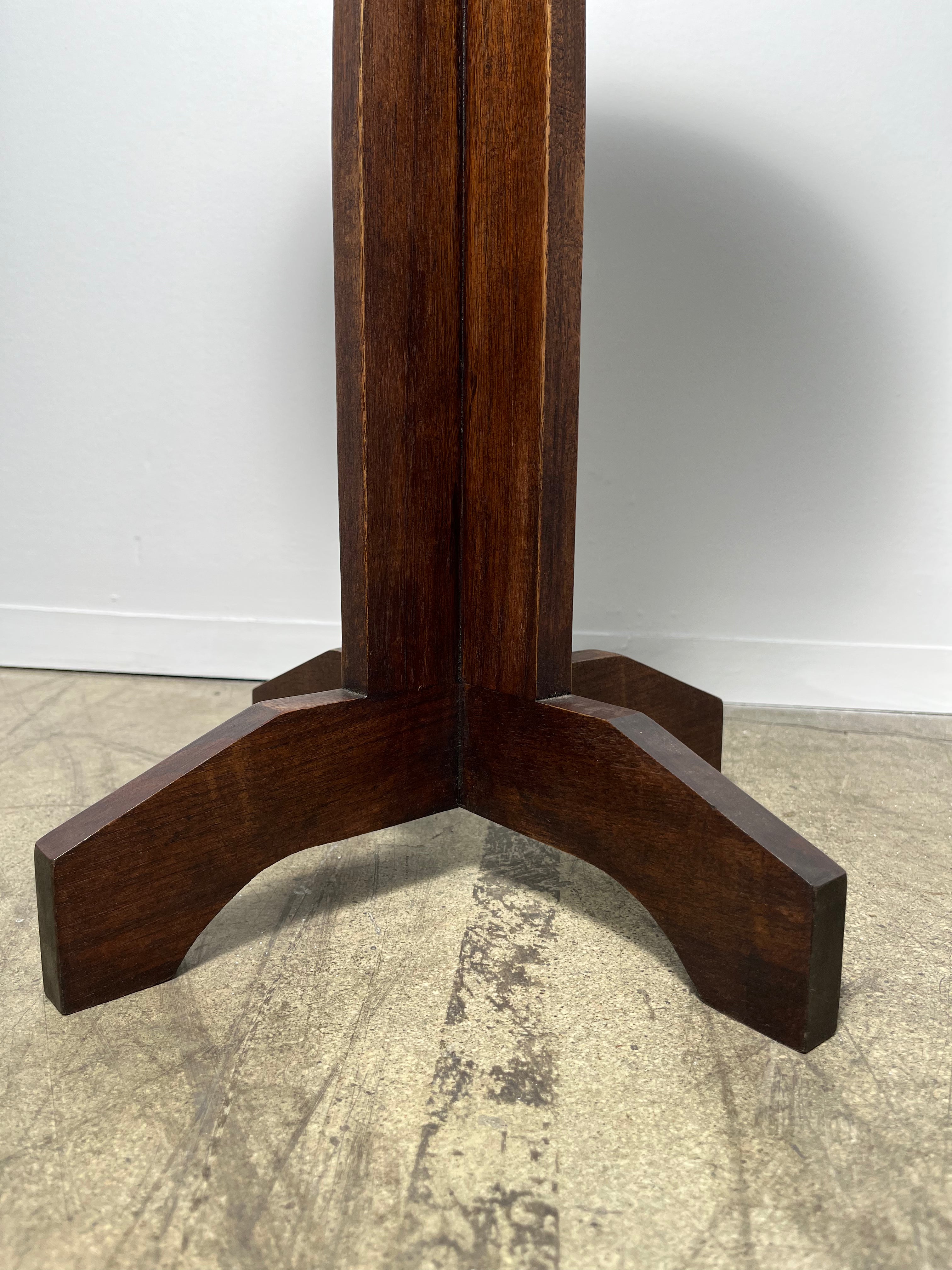 Limited Edition Walnut Deco Side Table