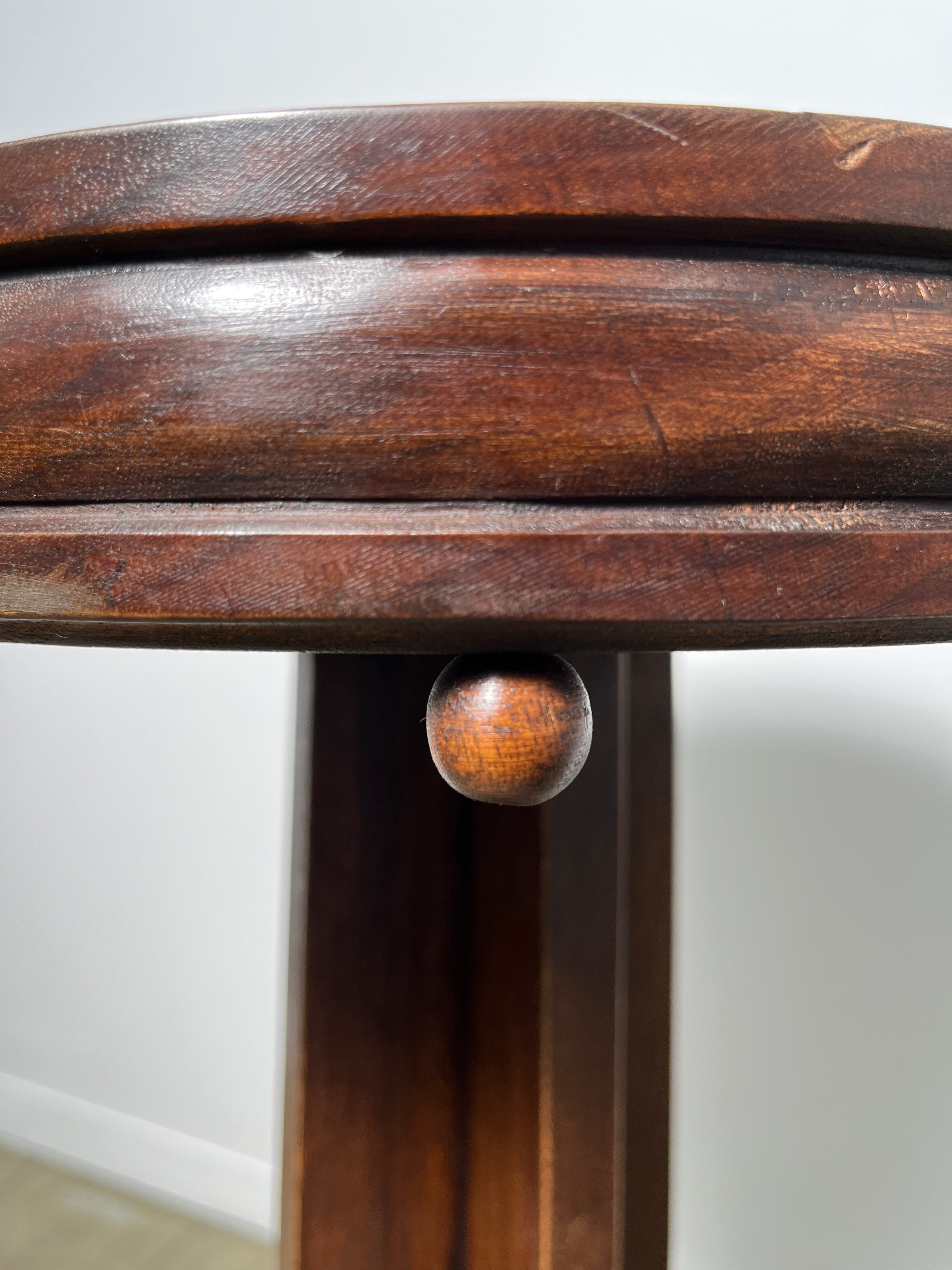 Limited Edition Walnut Deco Side Table