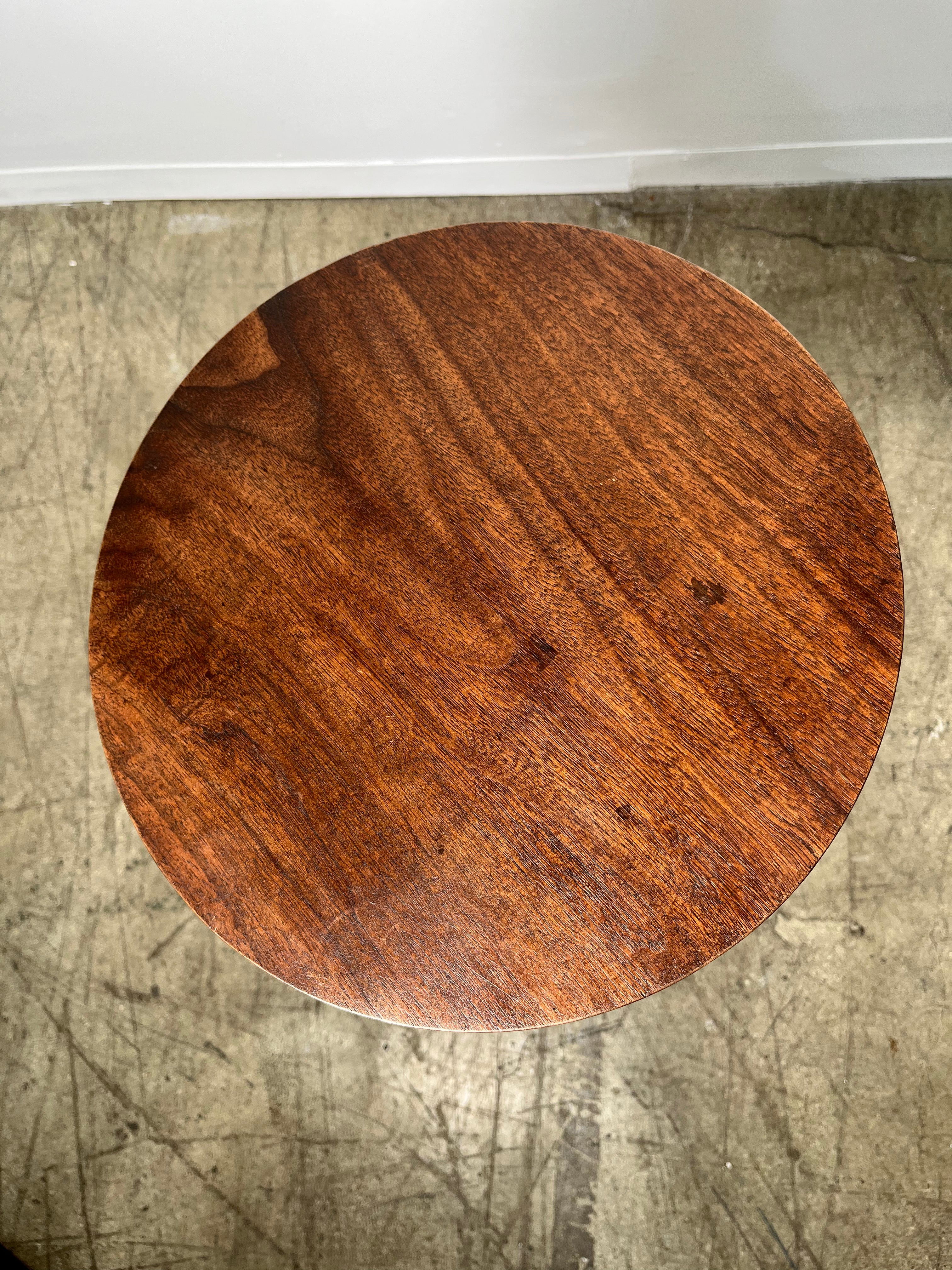 Limited Edition Walnut Deco Side Table