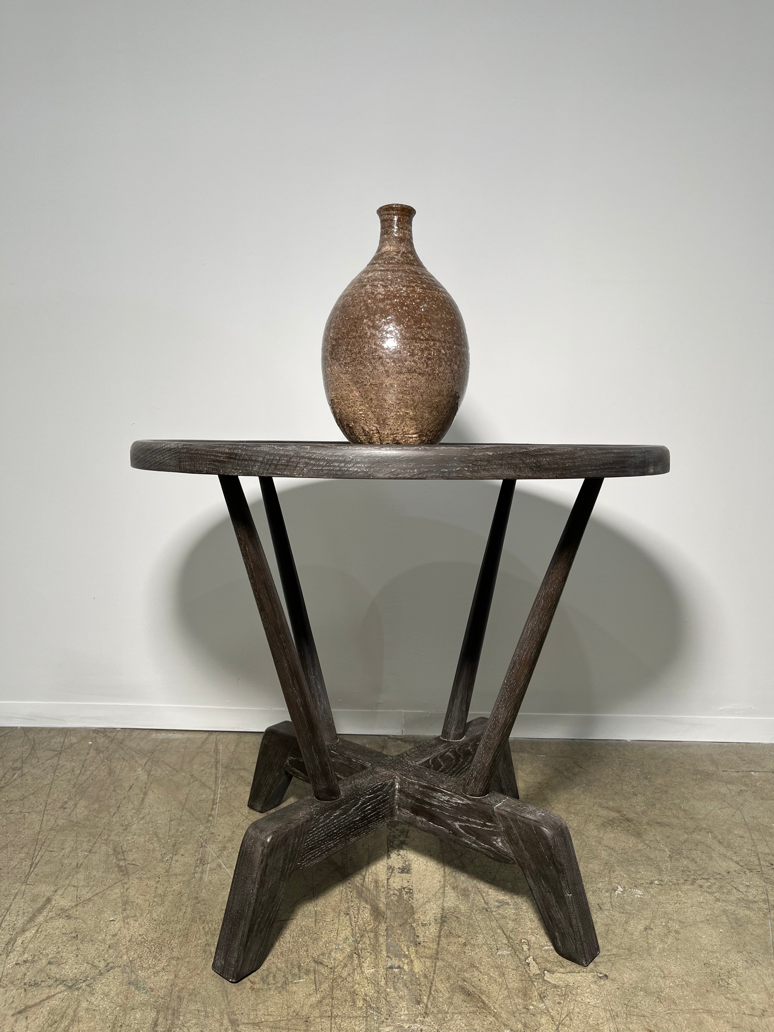 Lucca Studio Walnut Hyatt Side Table