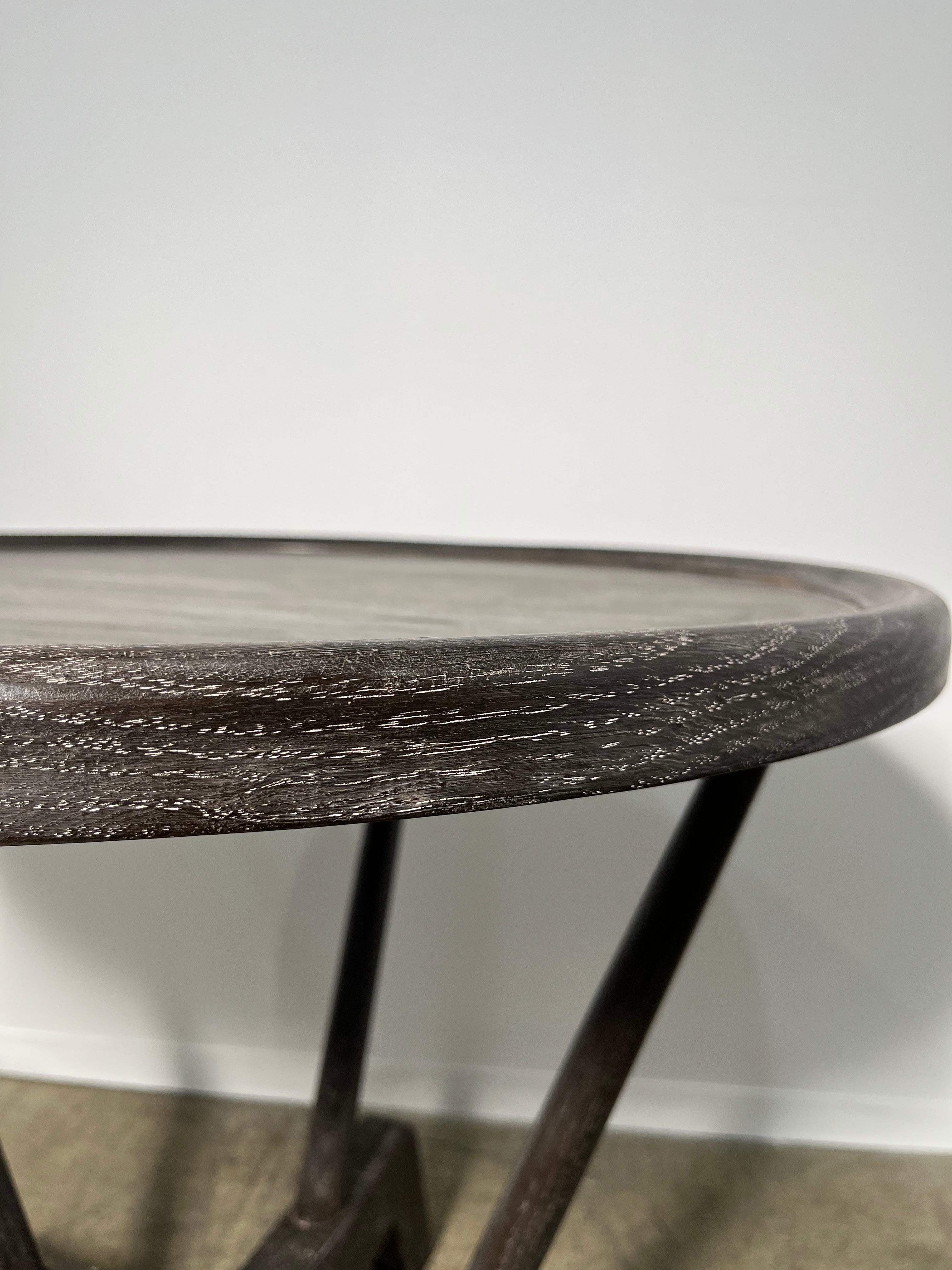 Lucca Studio Walnut Hyatt Side Table