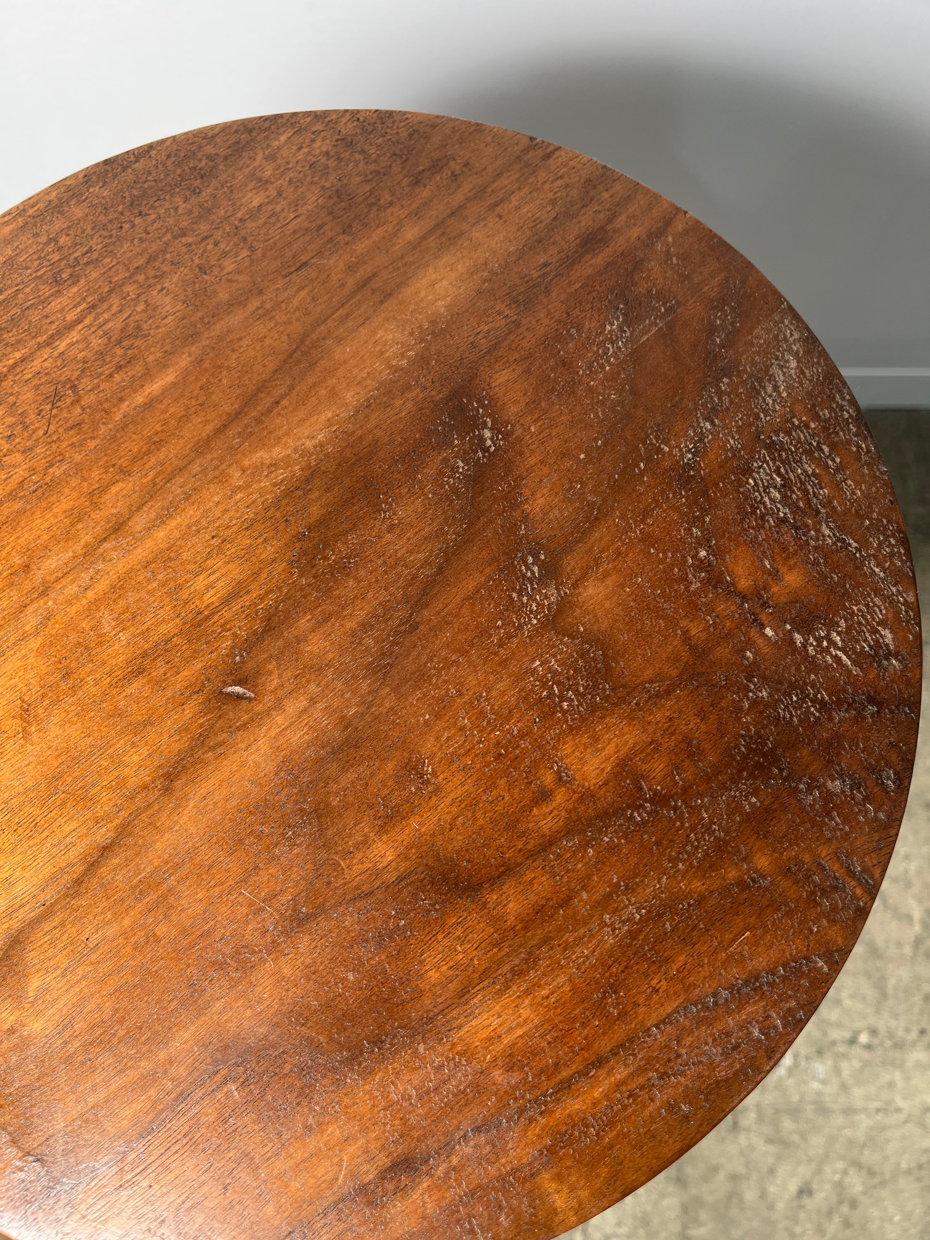 Limited Edition Walnut Deco Side  Table