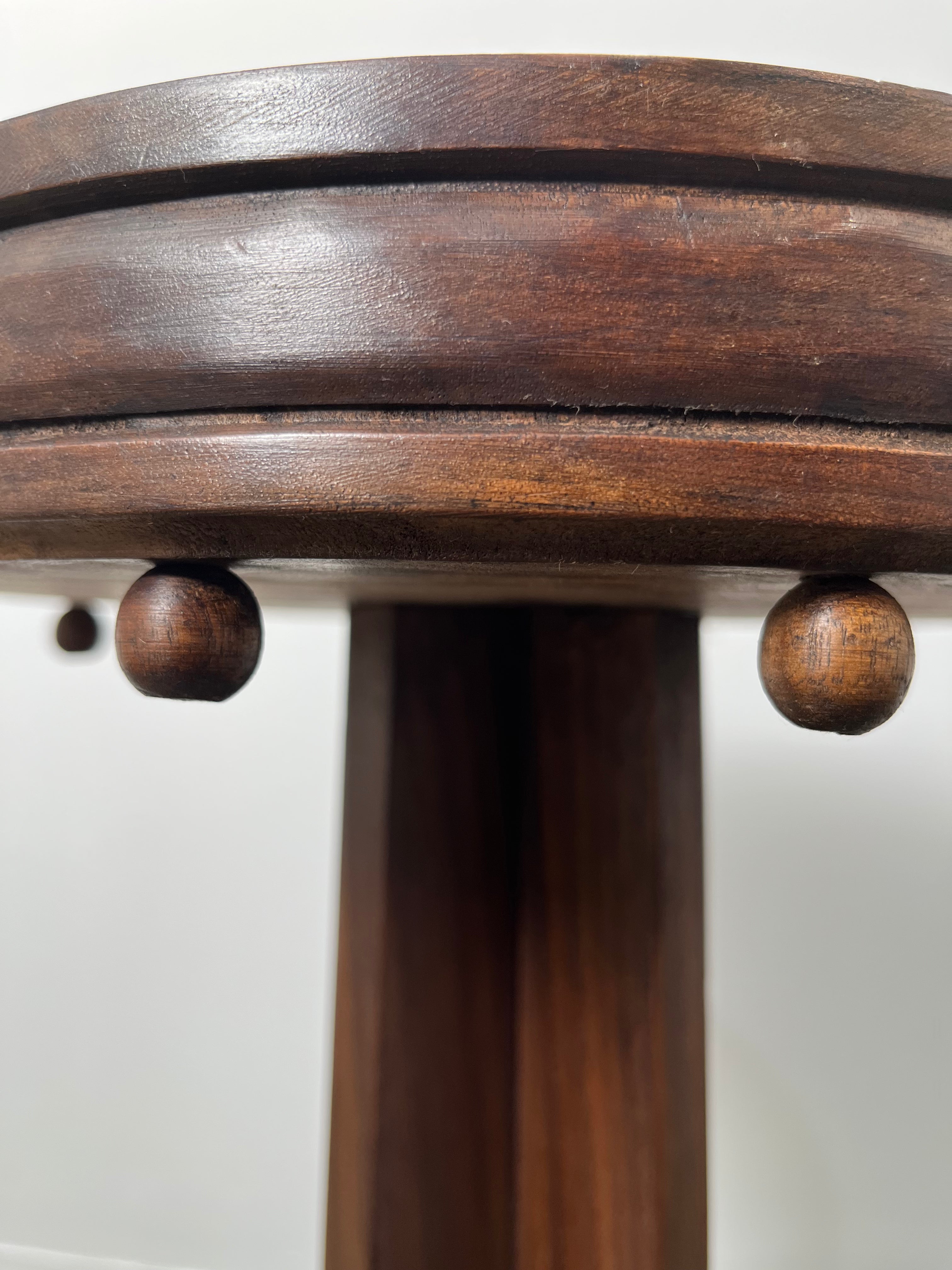 Limited Edition Walnut Deco Side  Table