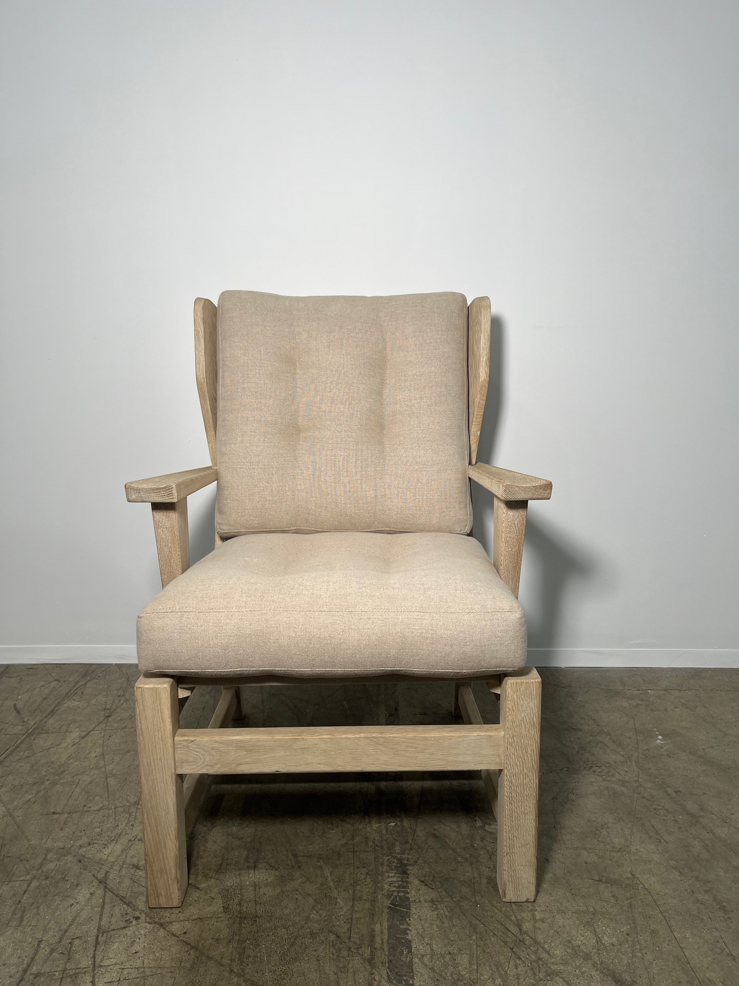 Pair Limited Edition Oak Arm Chairs