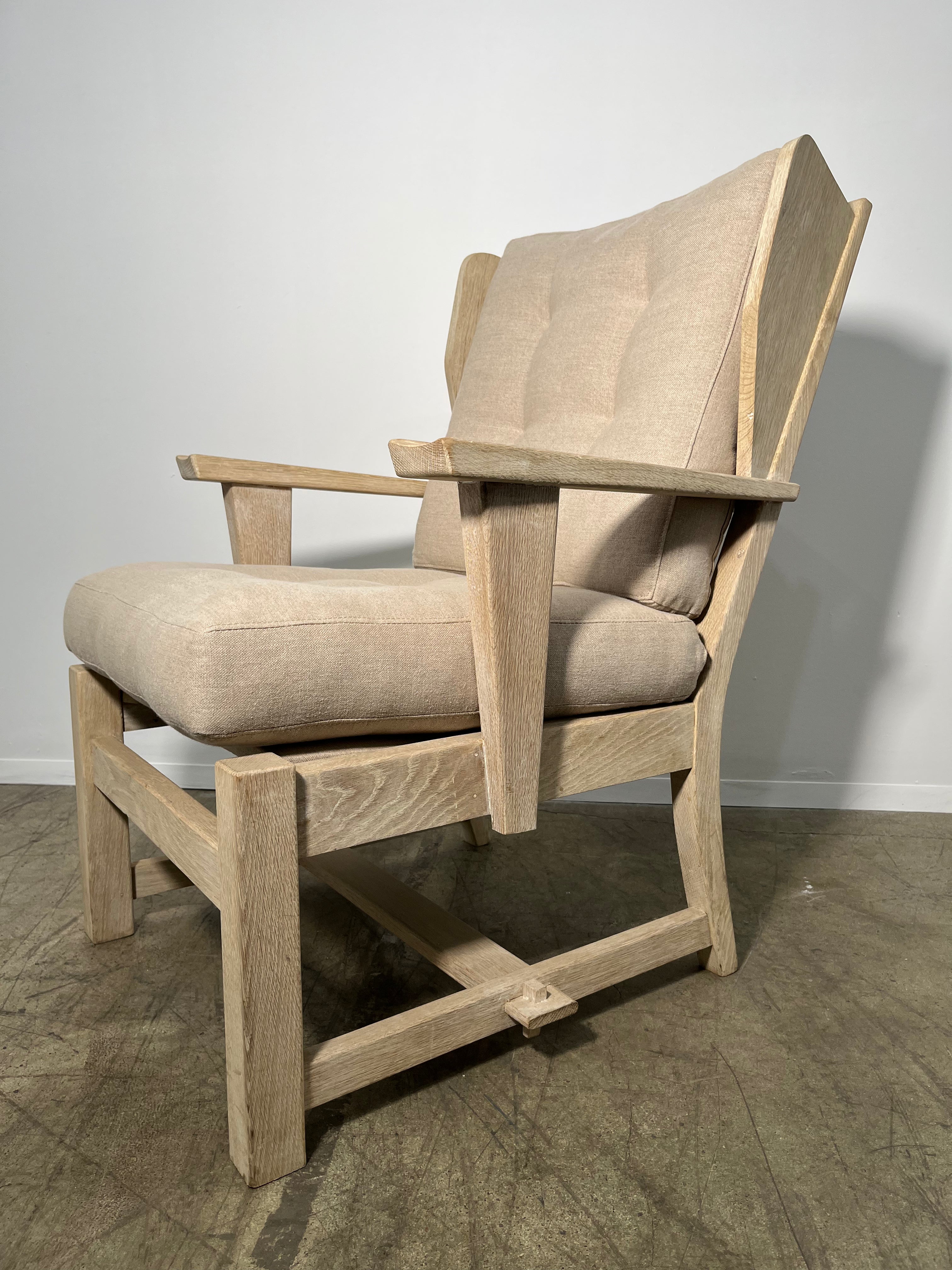 Pair Limited Edition Oak Arm Chairs