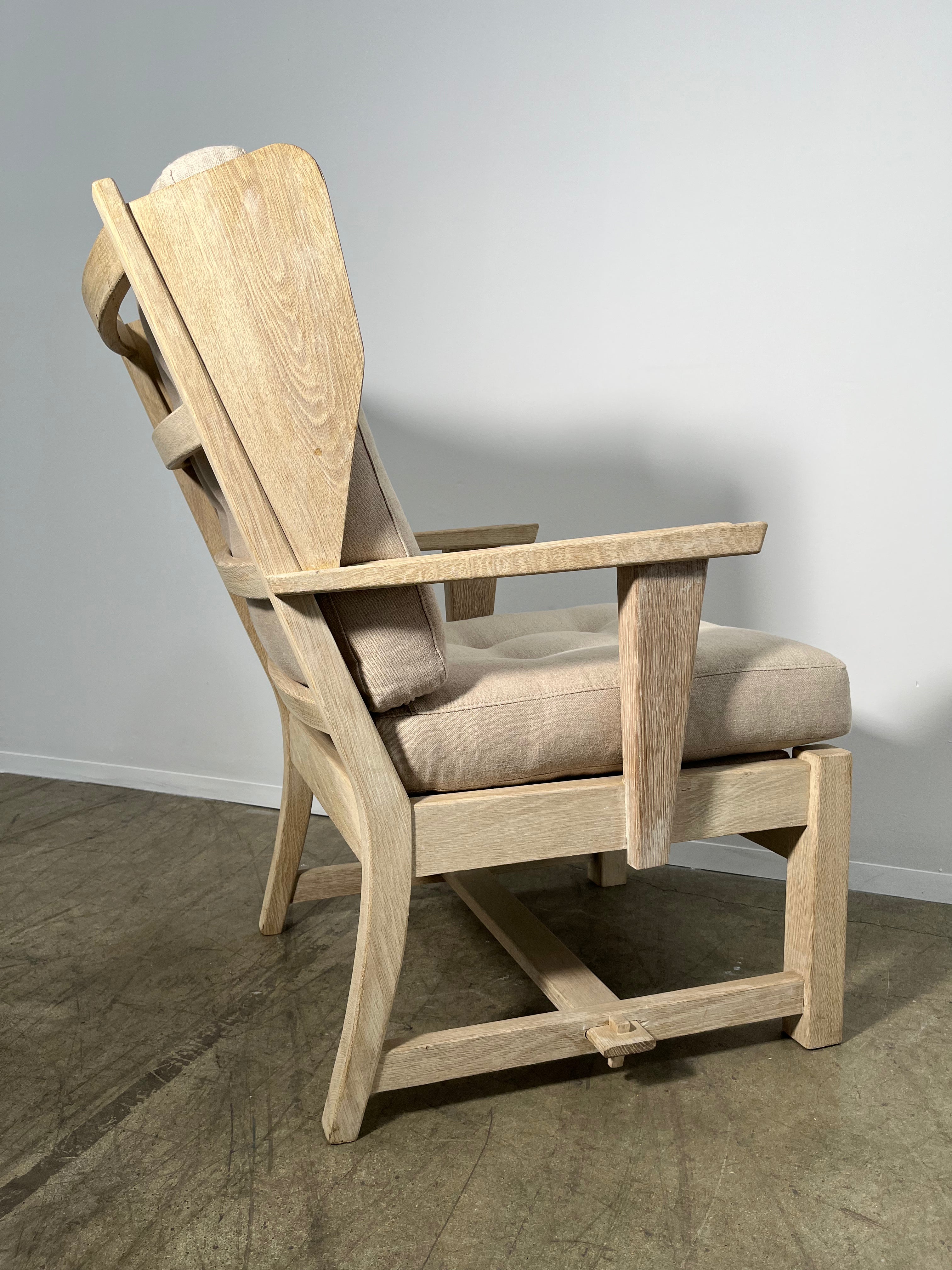 Pair Limited Edition Oak Arm Chairs