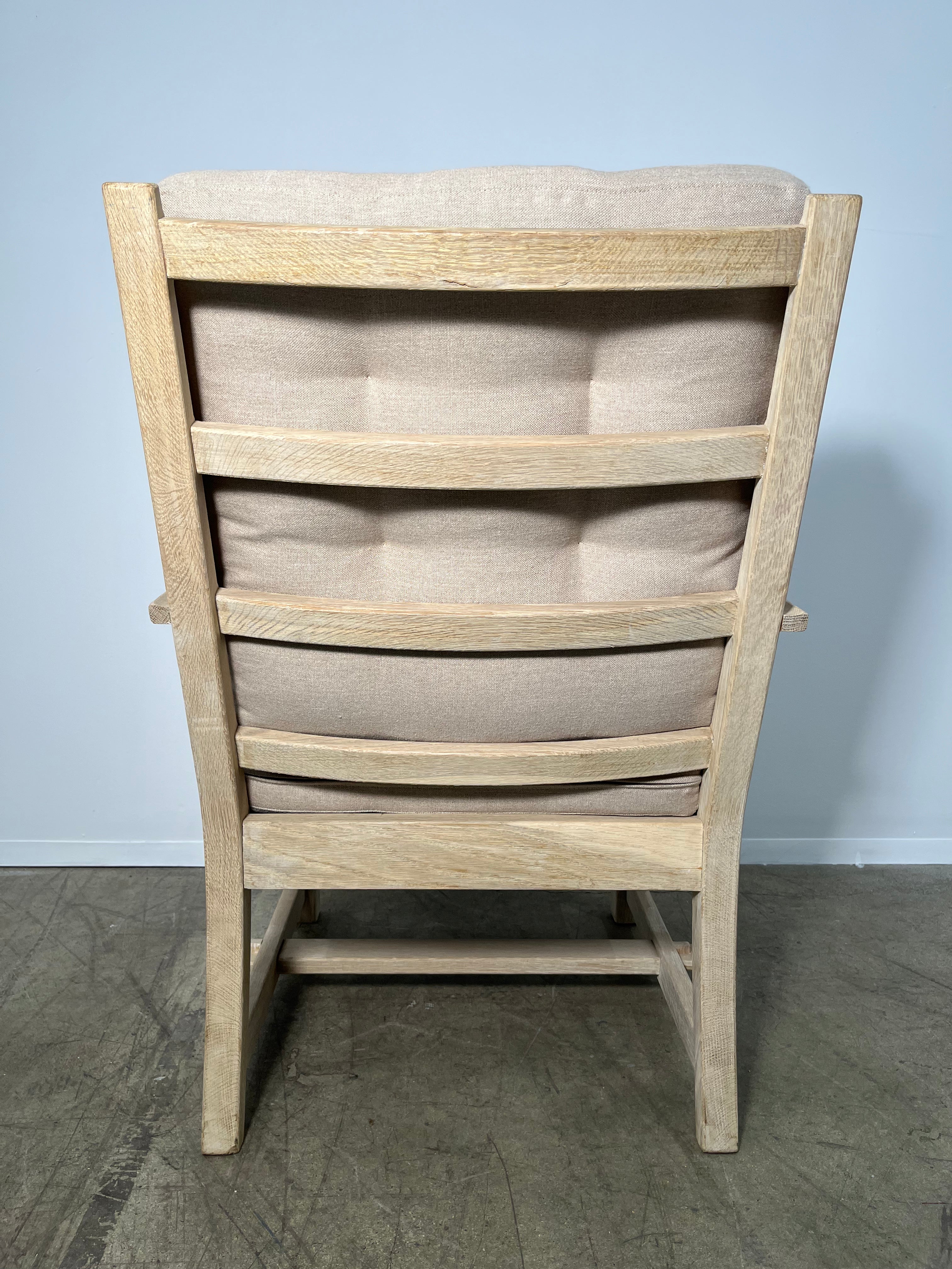 Pair Limited Edition Oak Arm Chairs