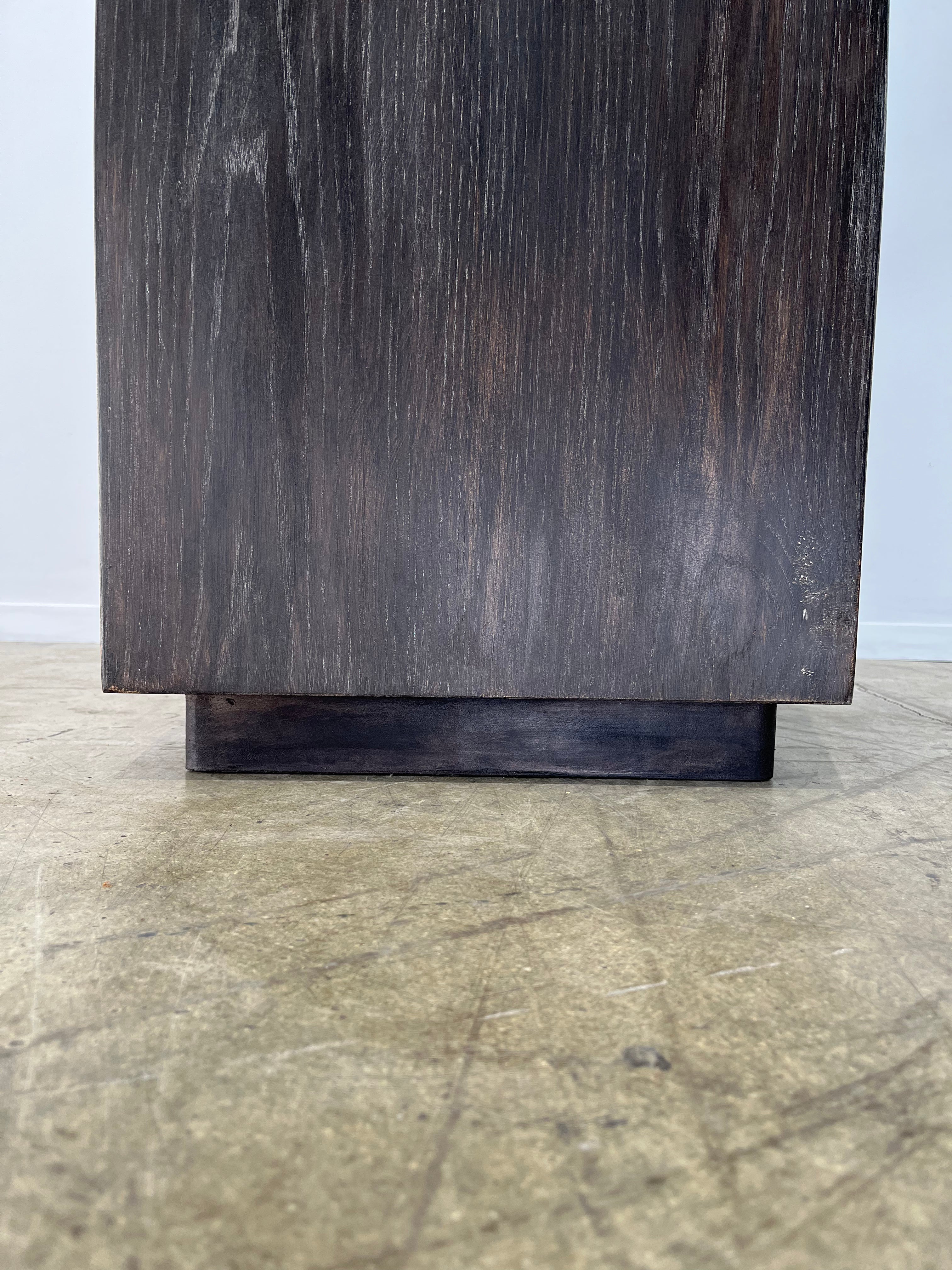 Limited Edition Single Dark Ceused Oak Nightstand