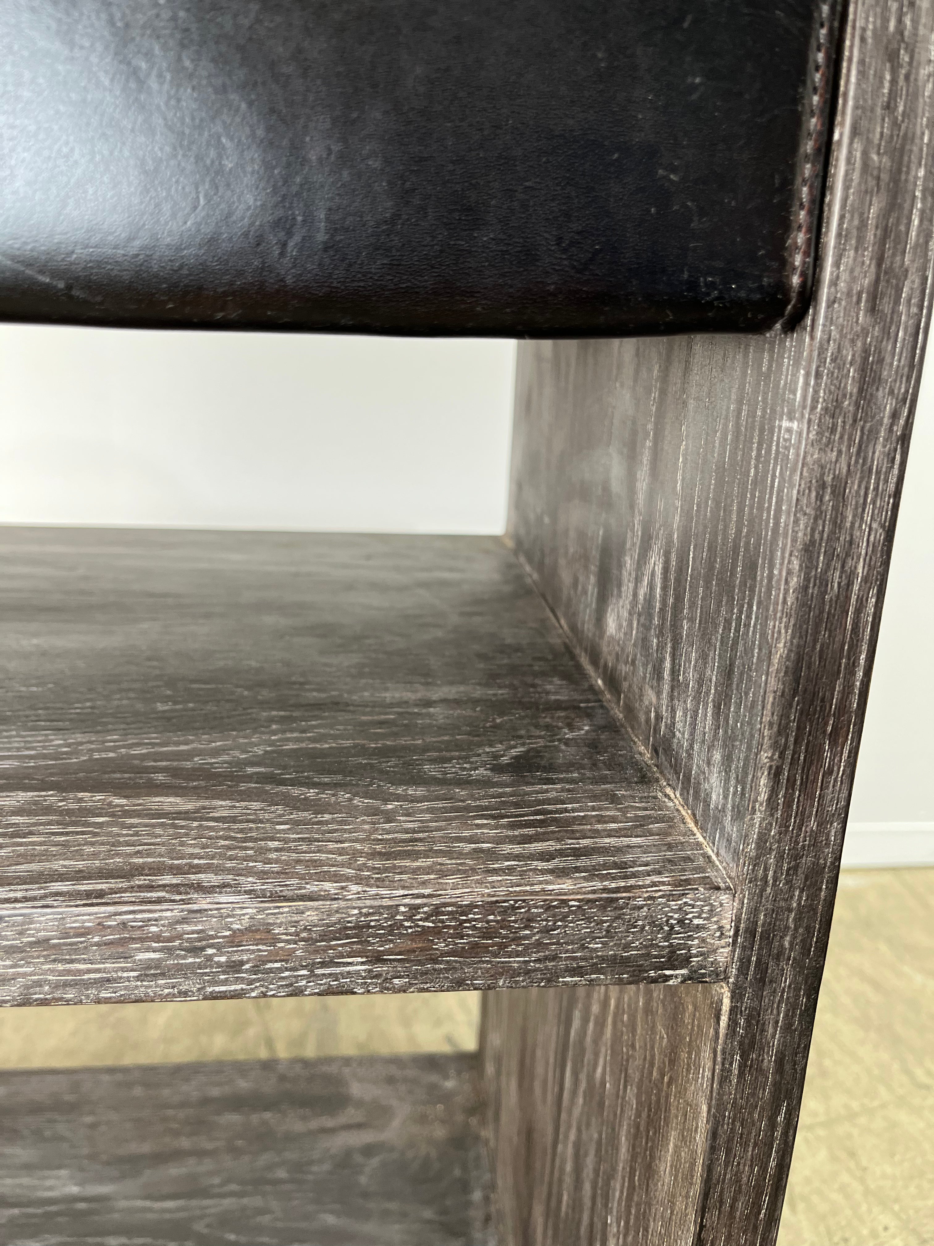 Limited Edition Single Dark Ceused Oak Nightstand