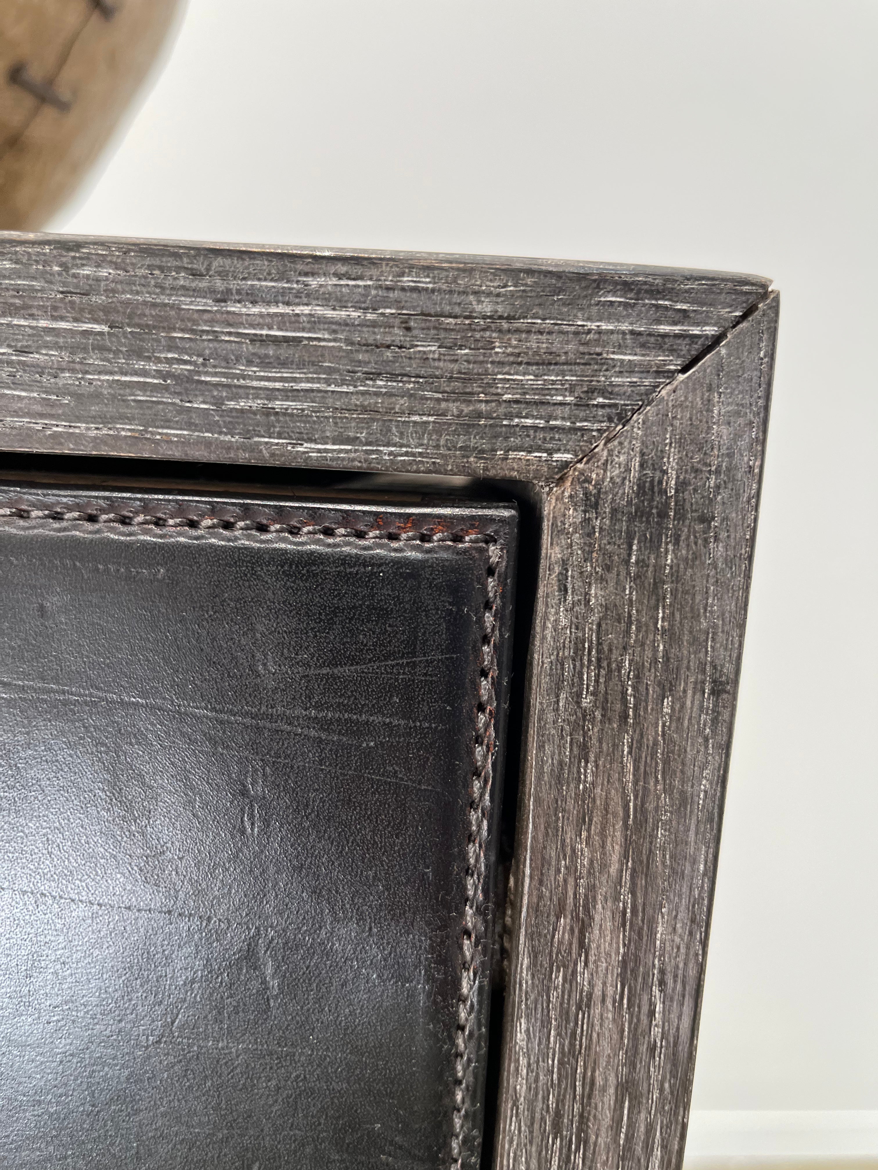 Limited Edition Single Dark Ceused Oak Nightstand