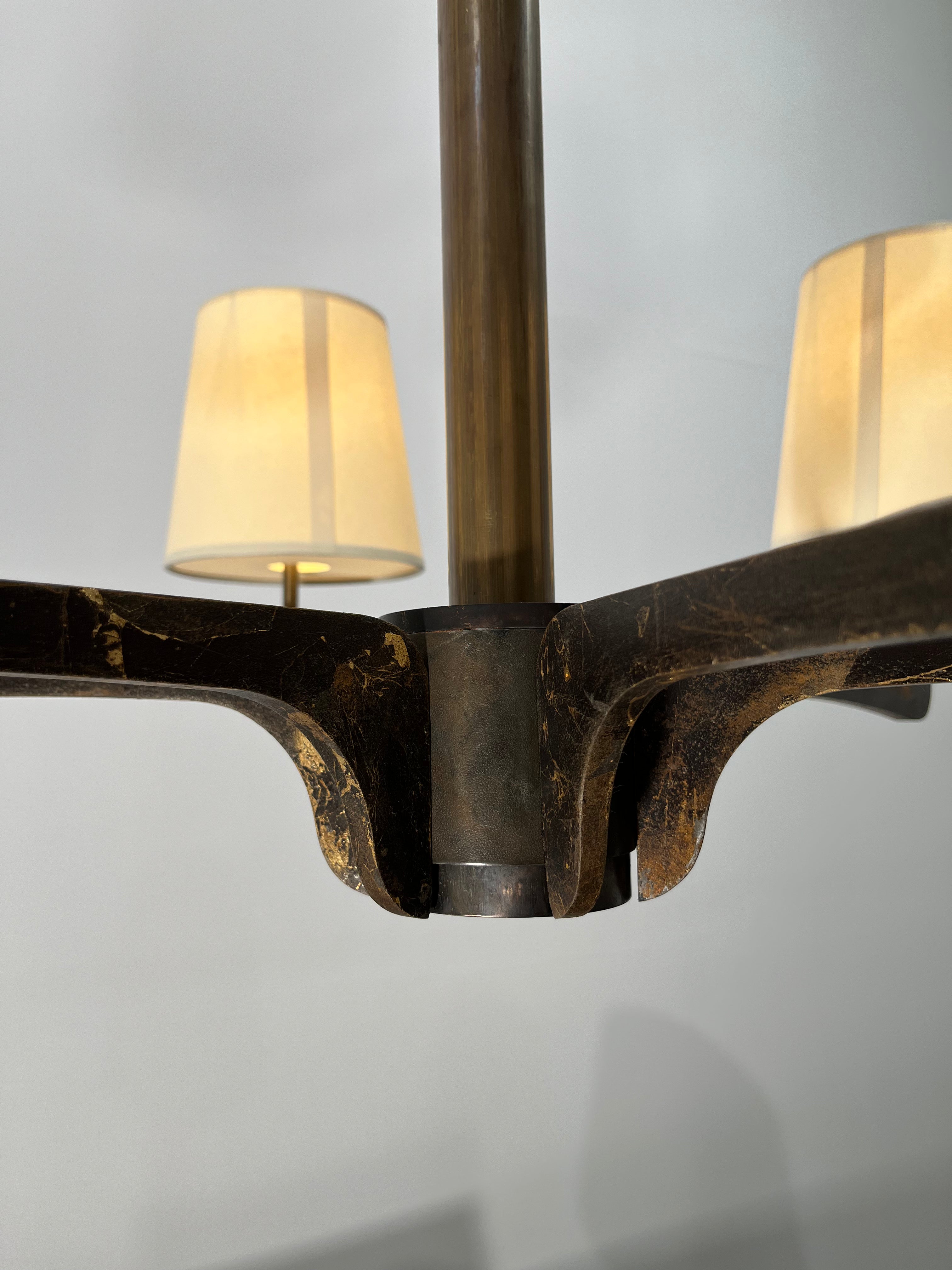 Lucca Studio Hardin Bronze Chandelier  (6) Arm