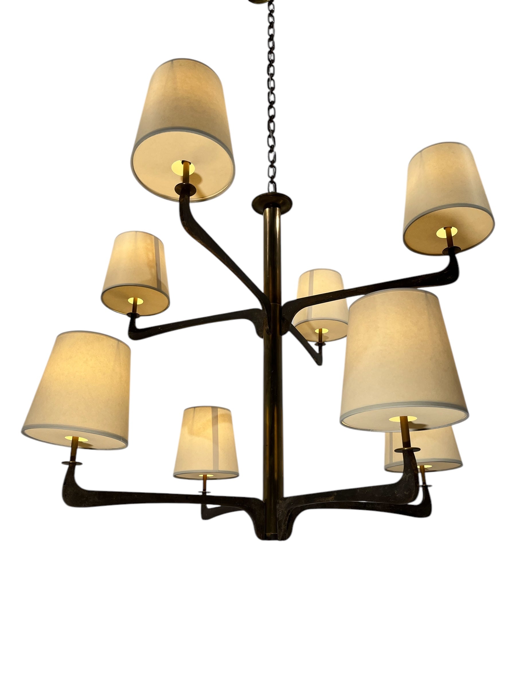 Lucca Studio Hardin Two-Tier Bronze Chandelier (Two Tier)