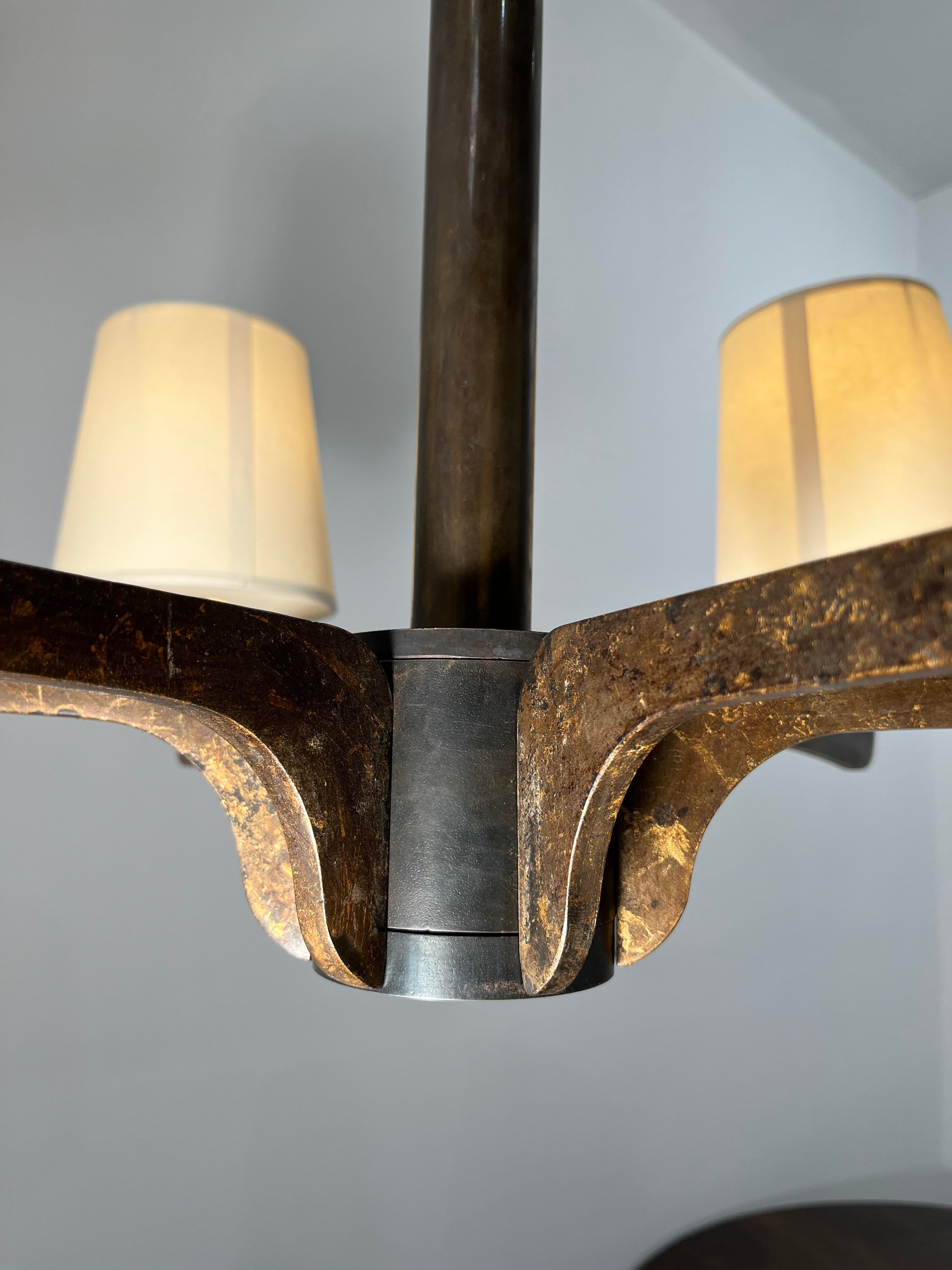 Lucca Studio Hardin Bronze Chandelier (6) Arm