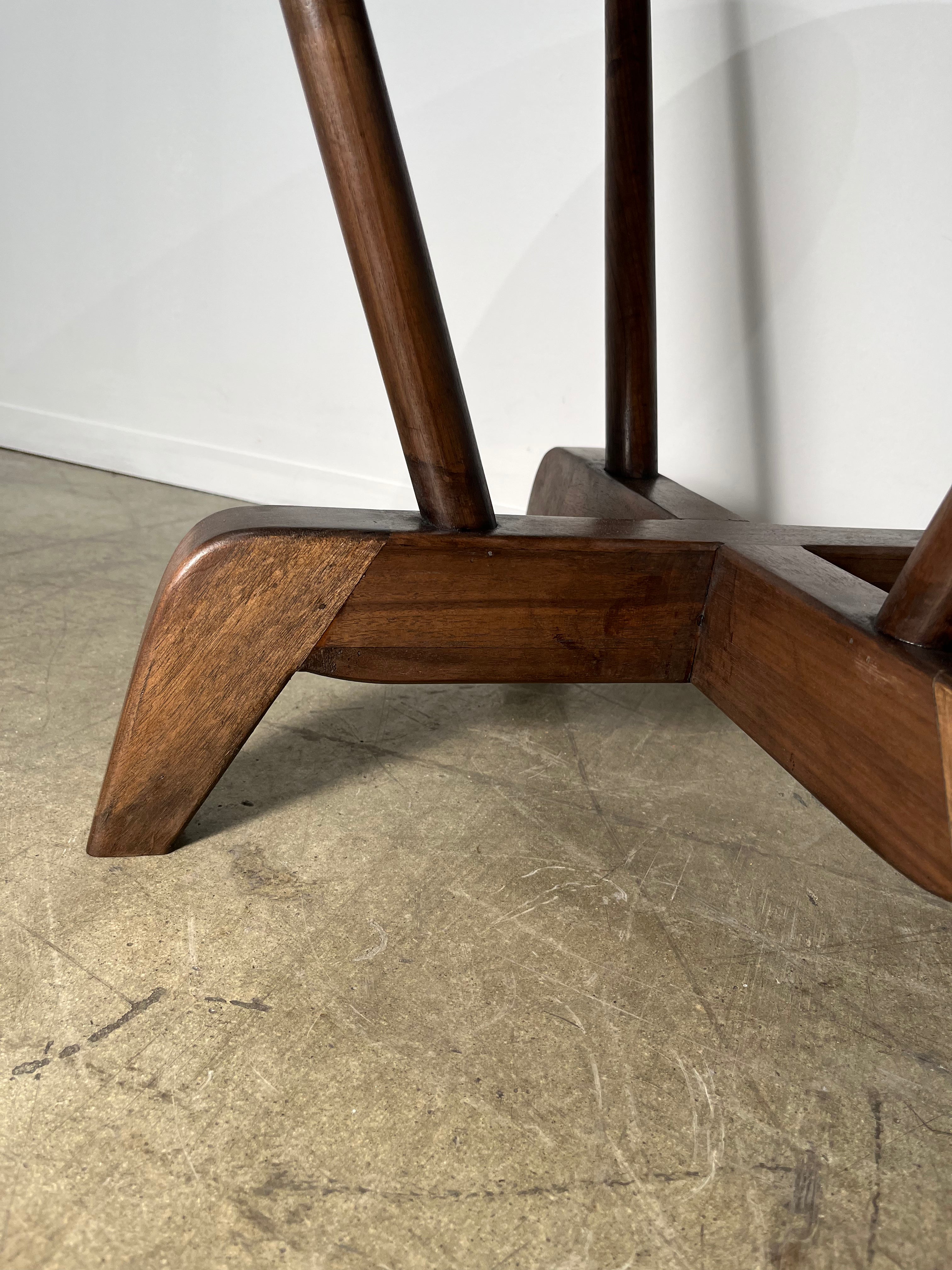 Lucca Studio Walnut Hyatt Side Table