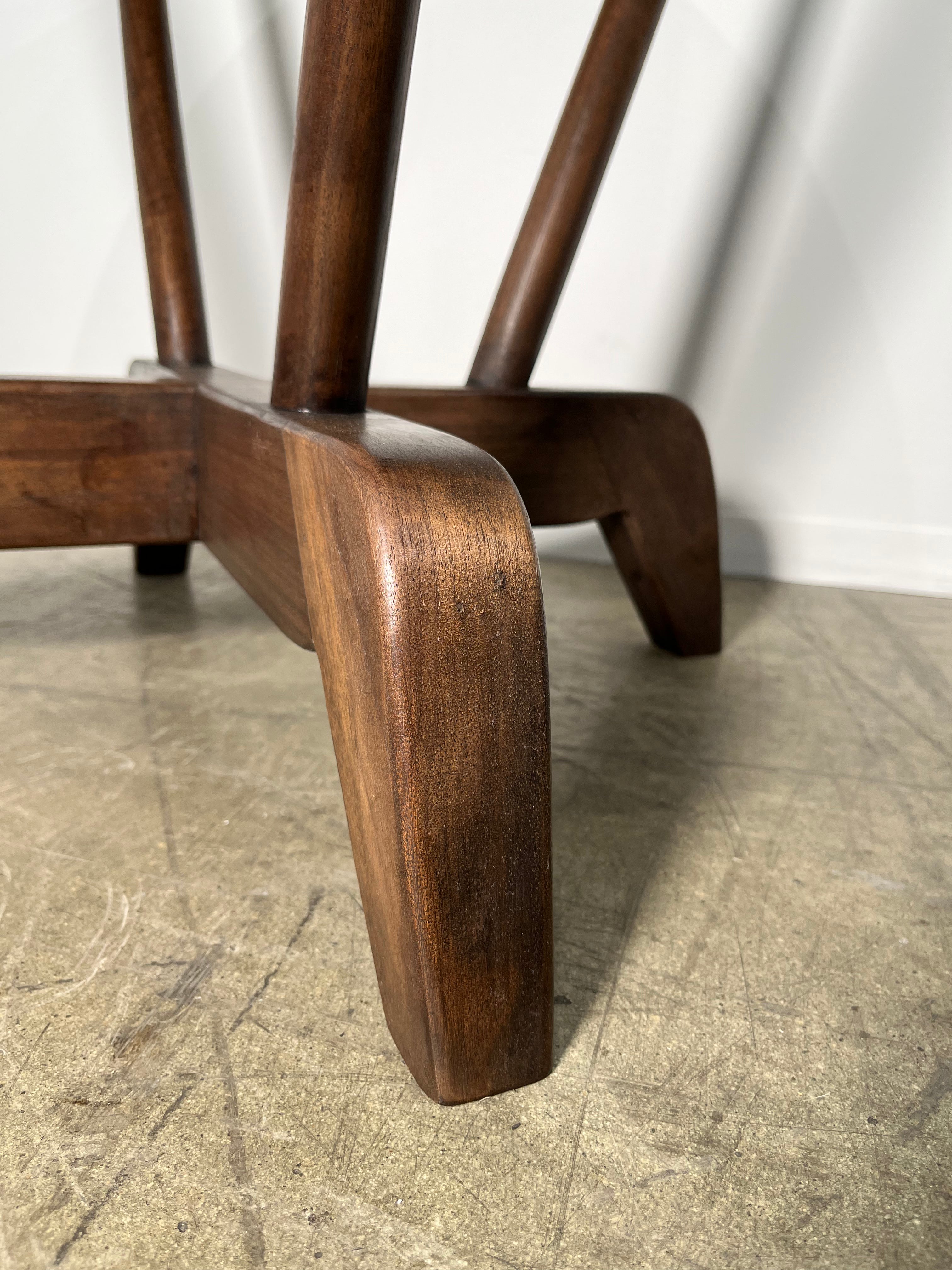 Lucca Studio Walnut Hyatt Side Table