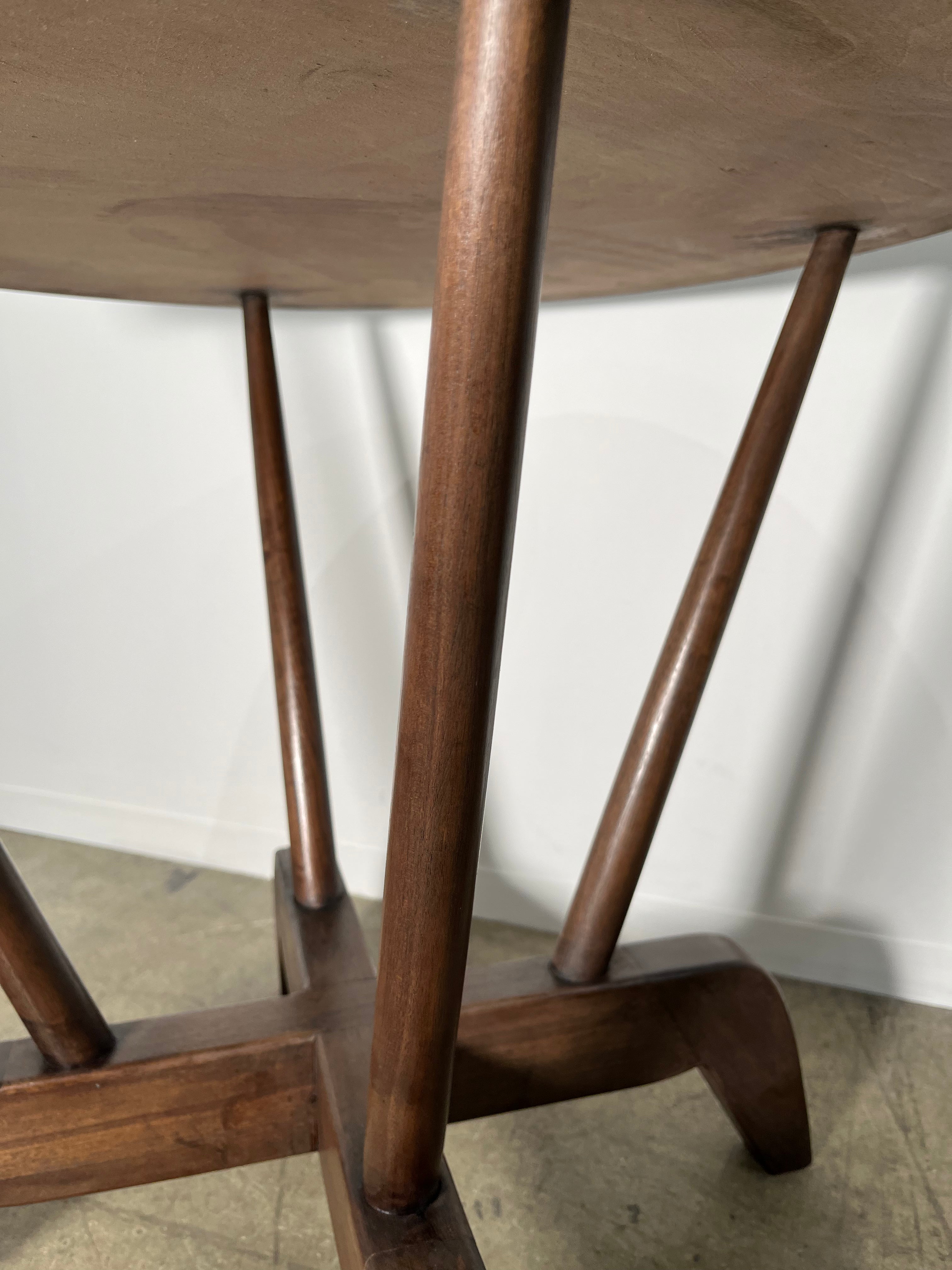 Lucca Studio Walnut Hyatt Side Table