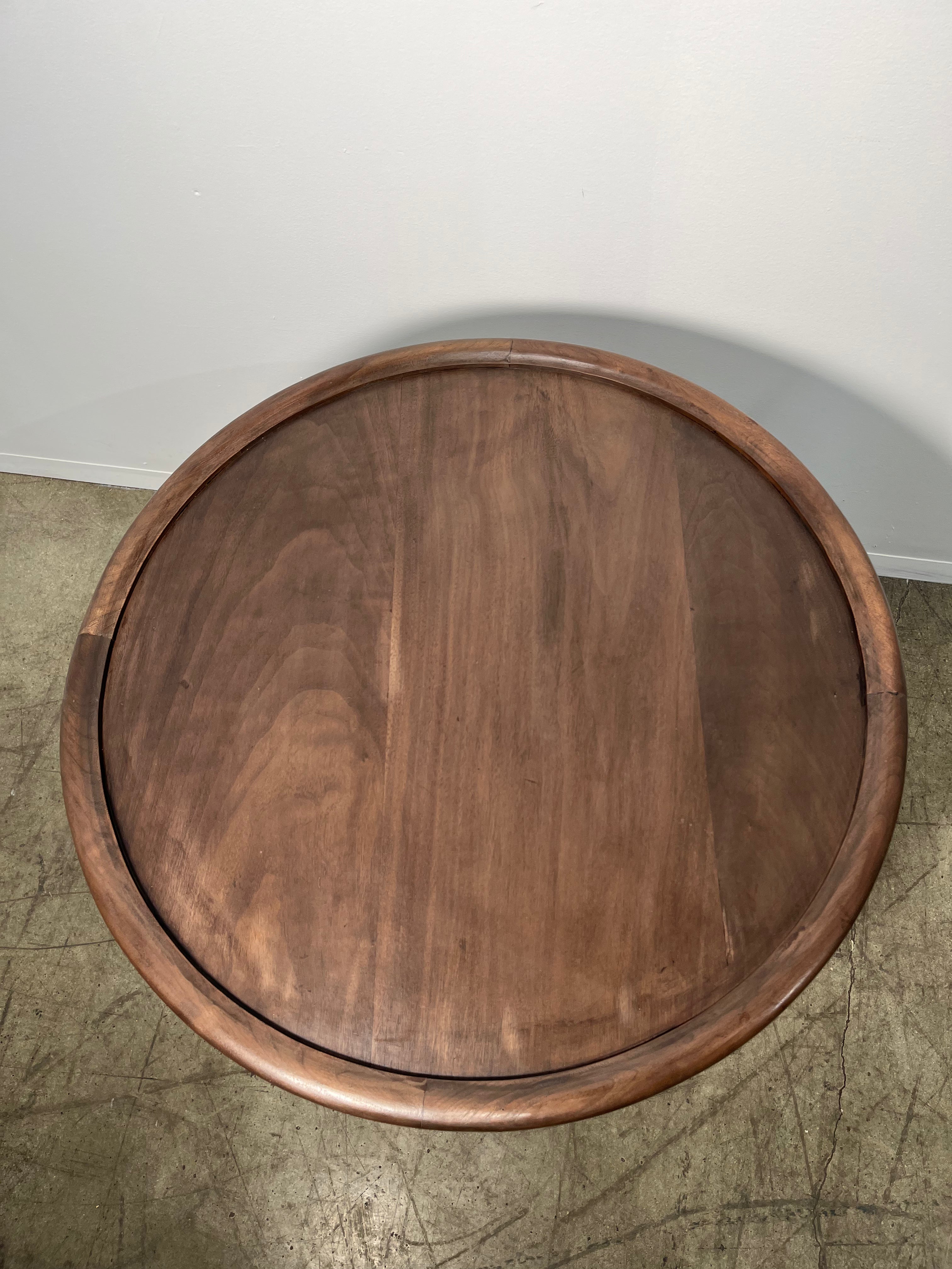 Lucca Studio Walnut Hyatt Side Table