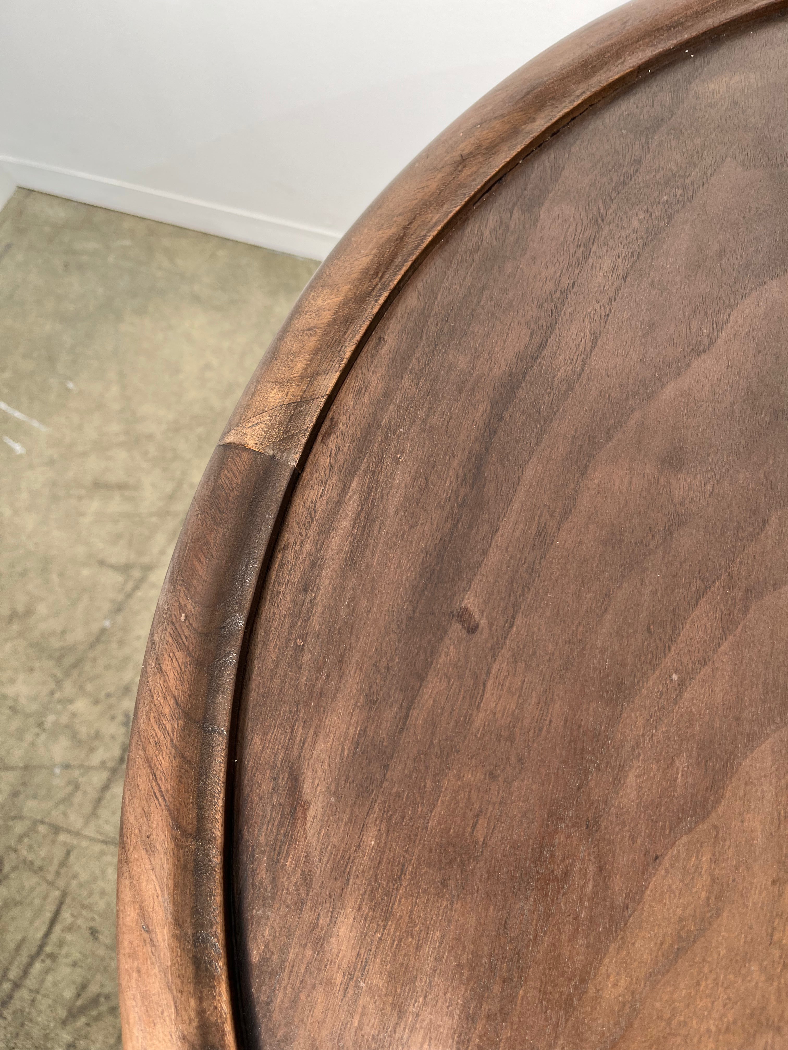 Lucca Studio Walnut Hyatt Side Table