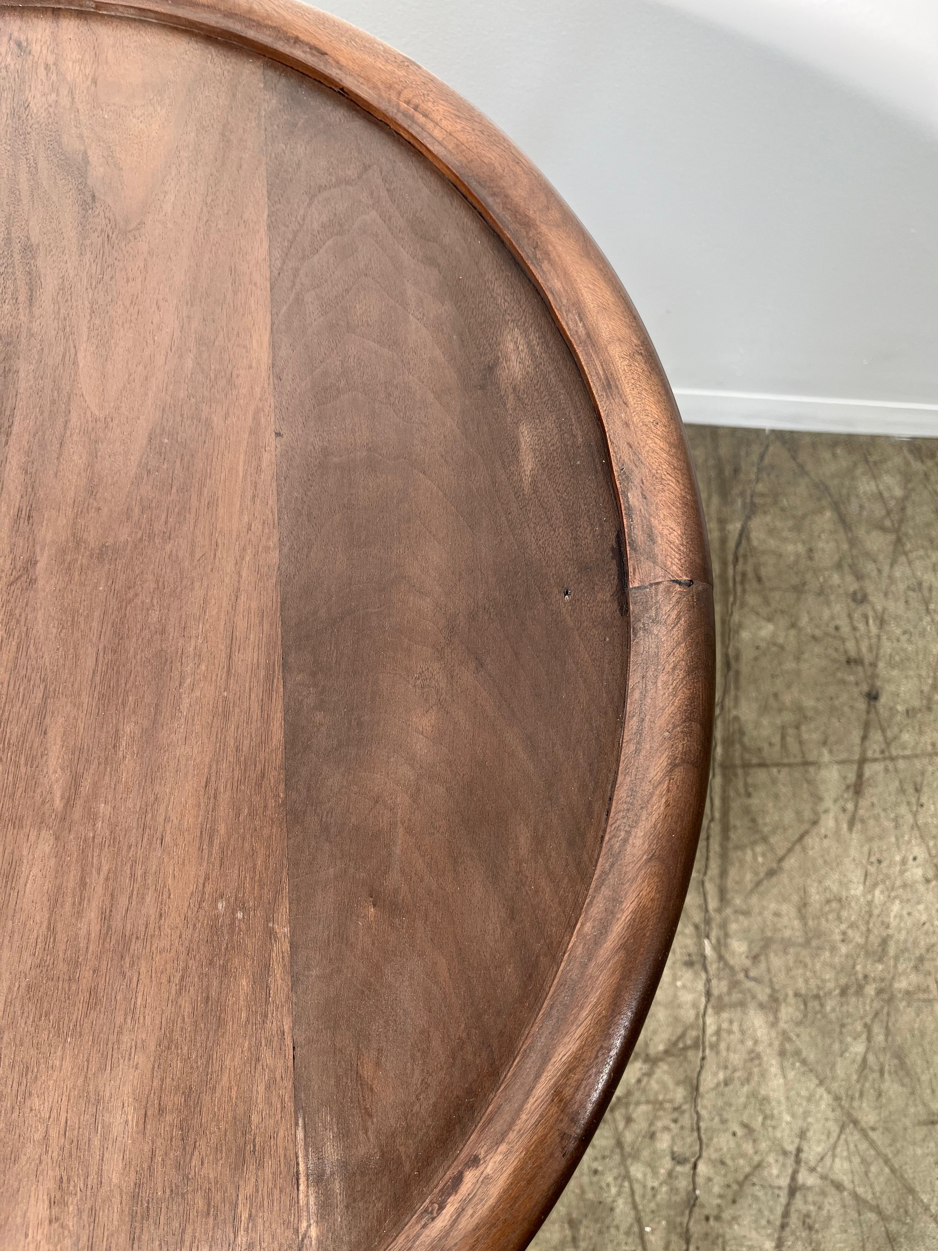 Lucca Studio Walnut Hyatt Side Table