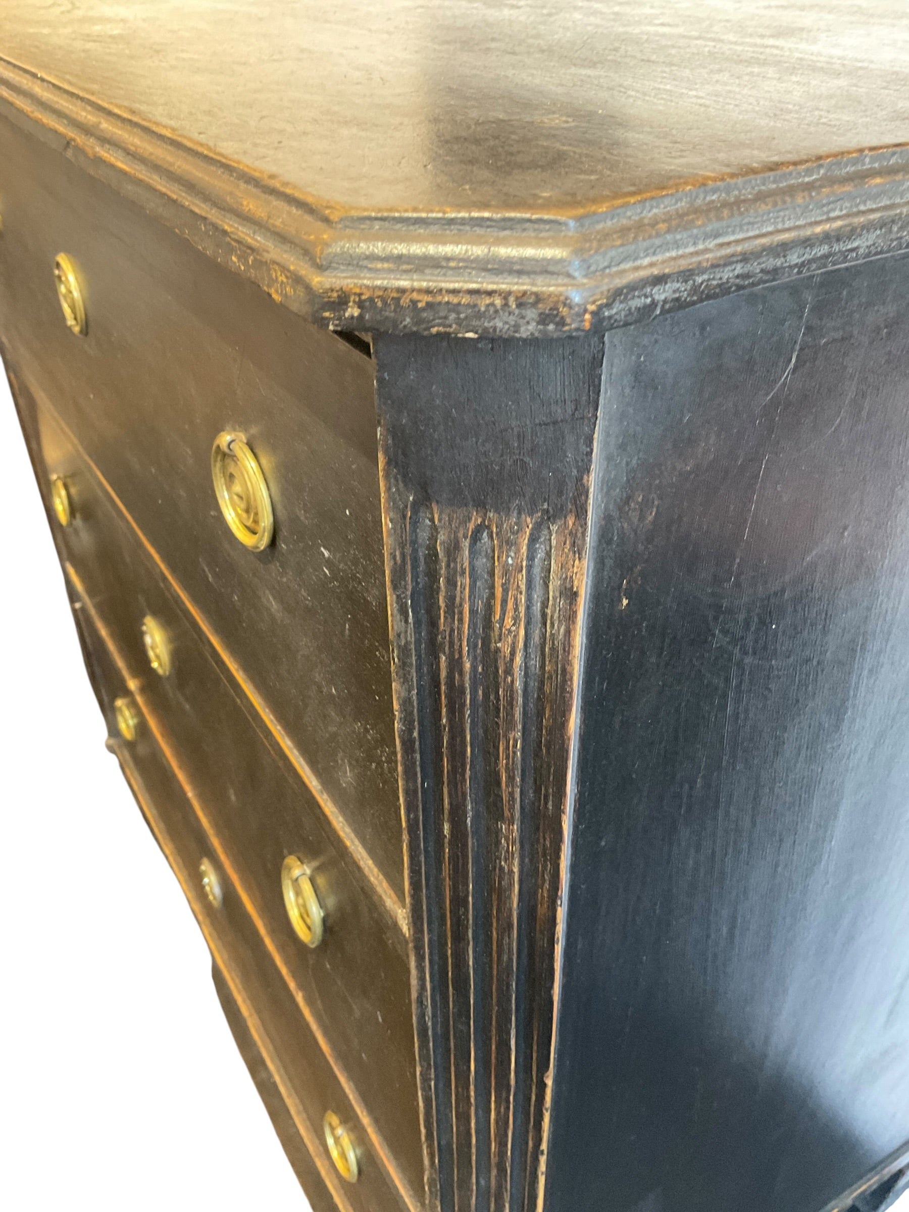 19 century French ebonized Commode