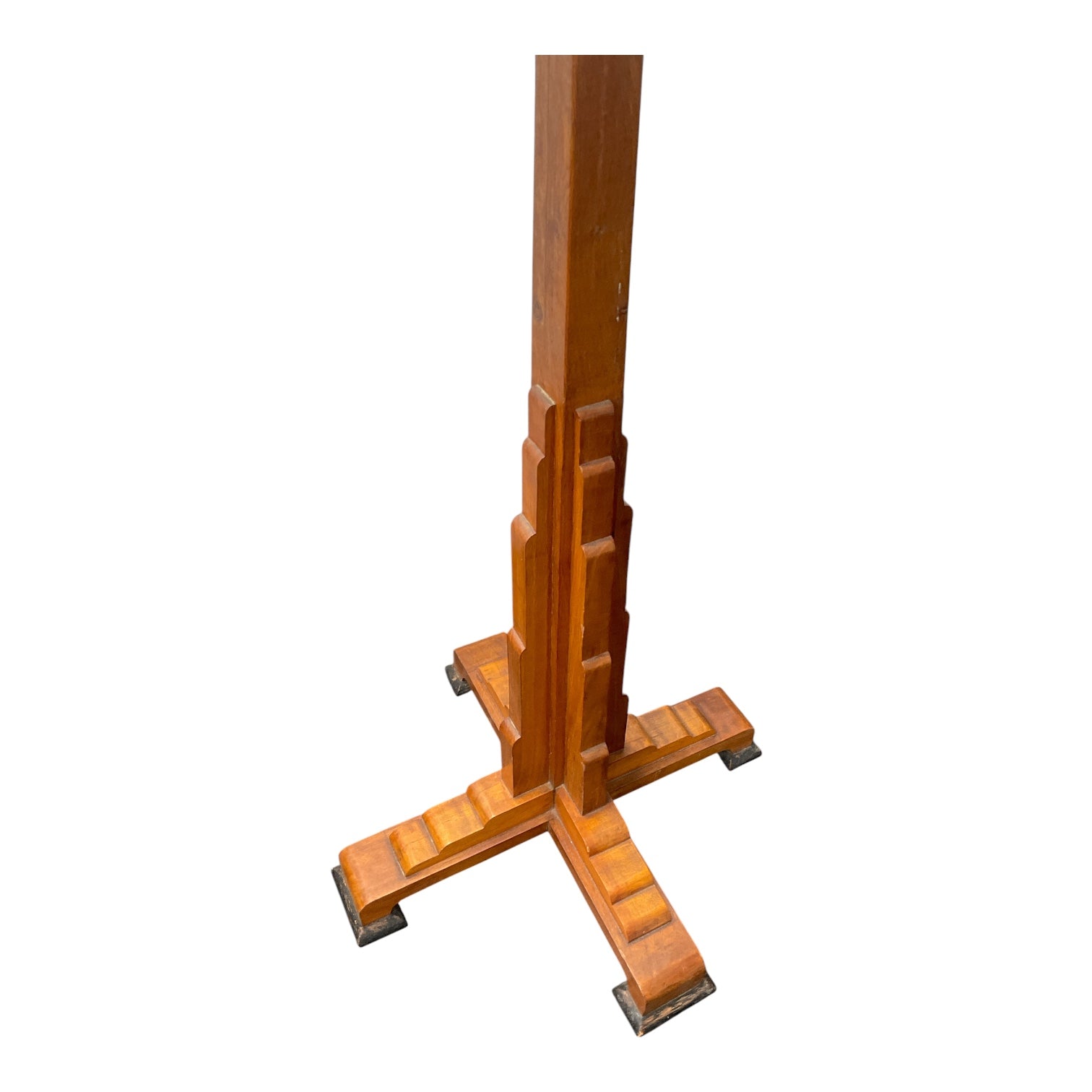 Amsterdam School Oak floor lamp