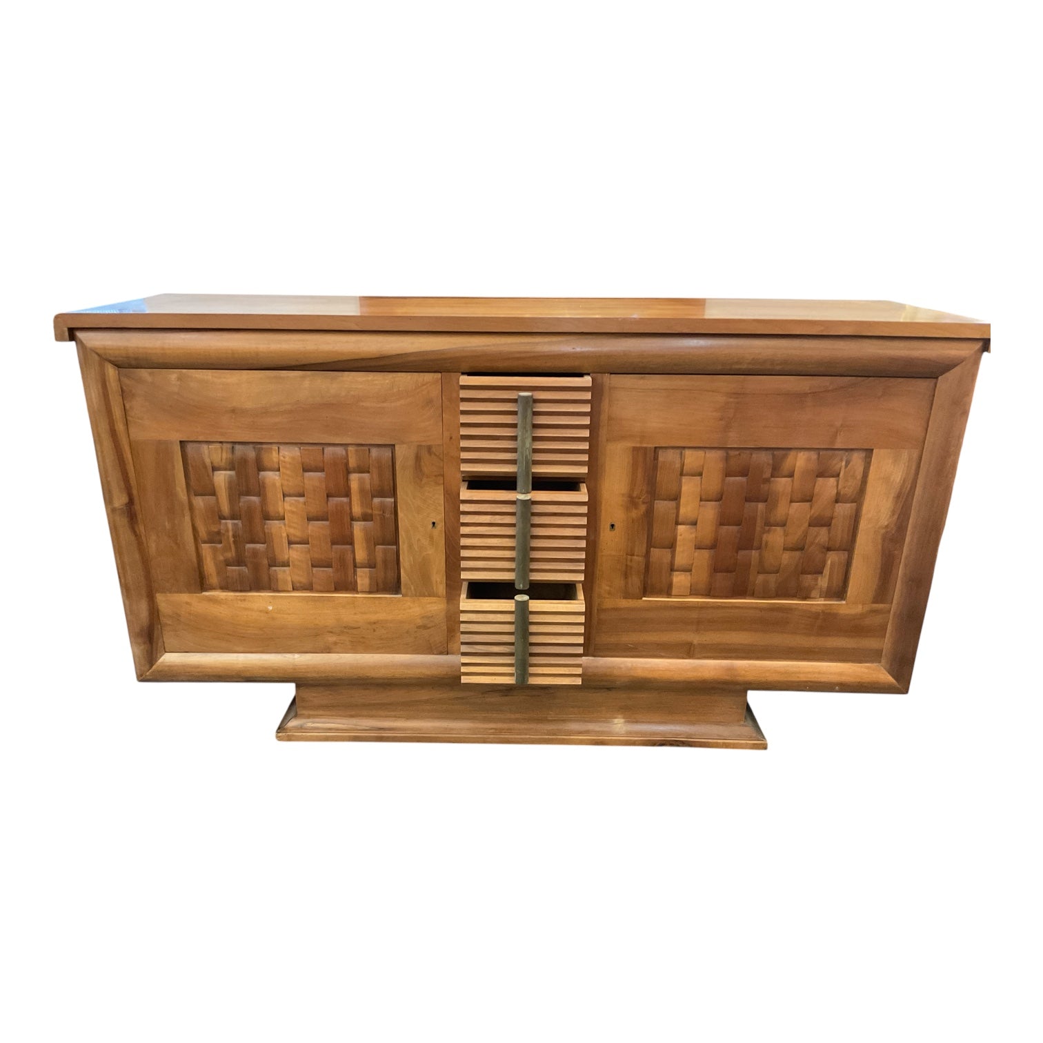 Unusual French 1930's Oak Sideboard