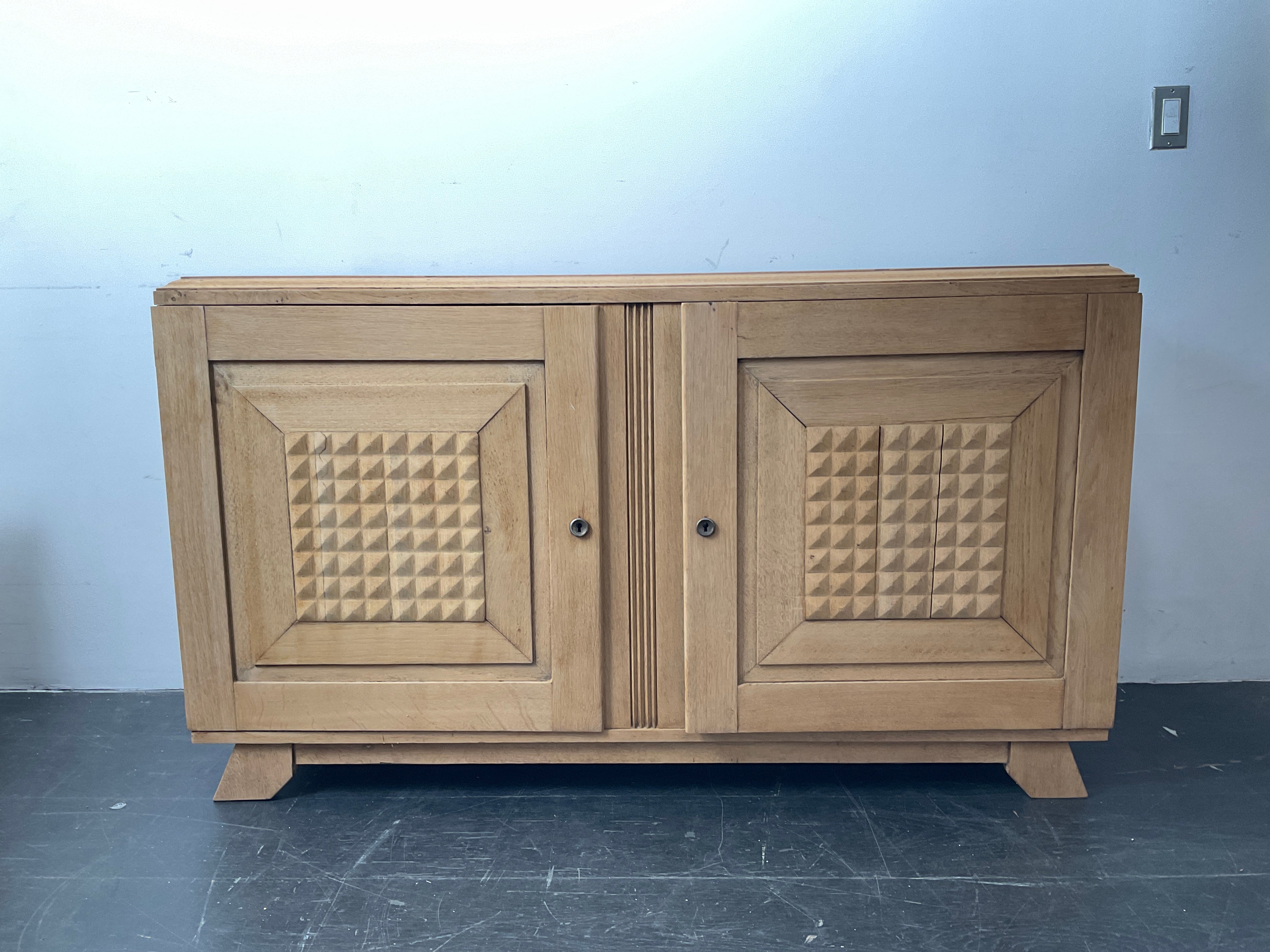 1930's French Oak Sideboard