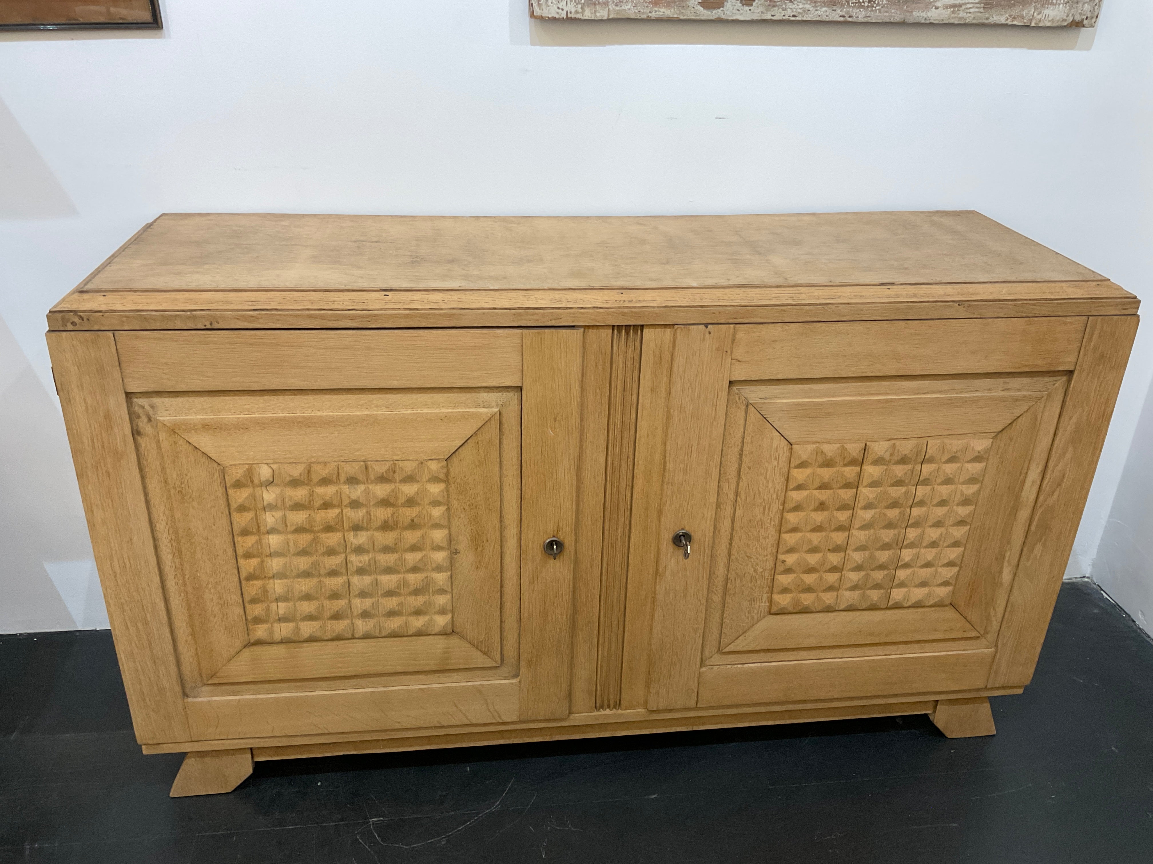 1930's French Oak Sideboard