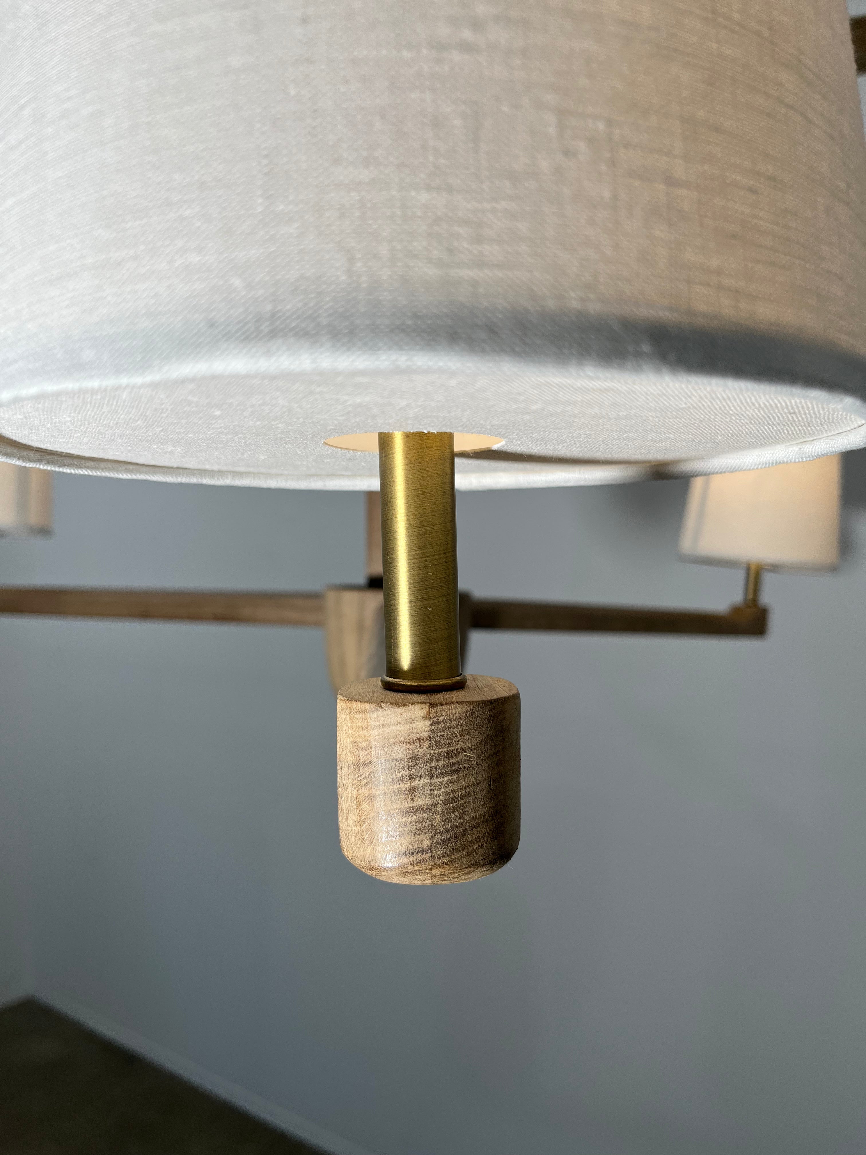 Lucca Studio  Taylor Walnut Chandelier (2-Tier)