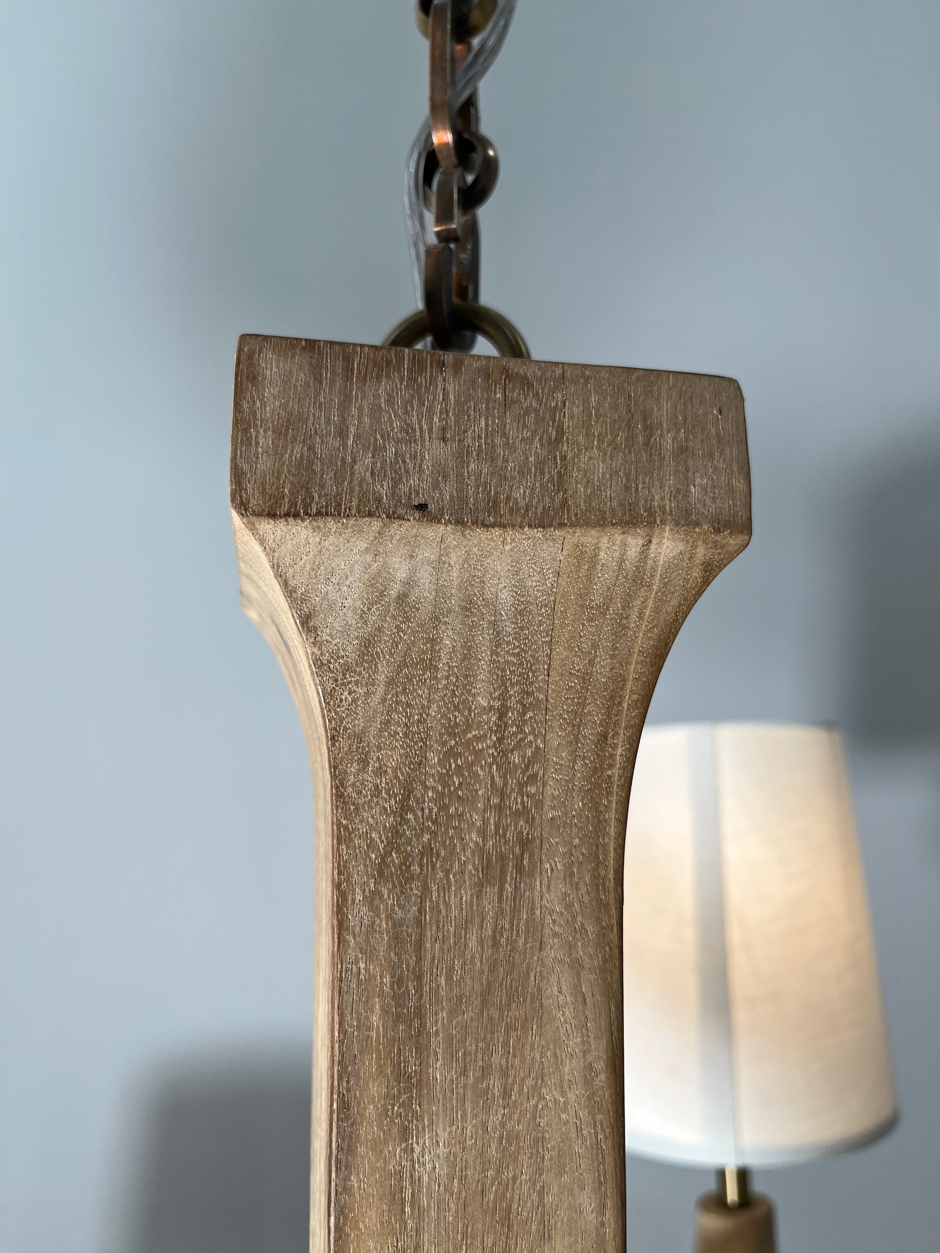 Lucca Studio  Taylor Walnut Chandelier (2-Tier)