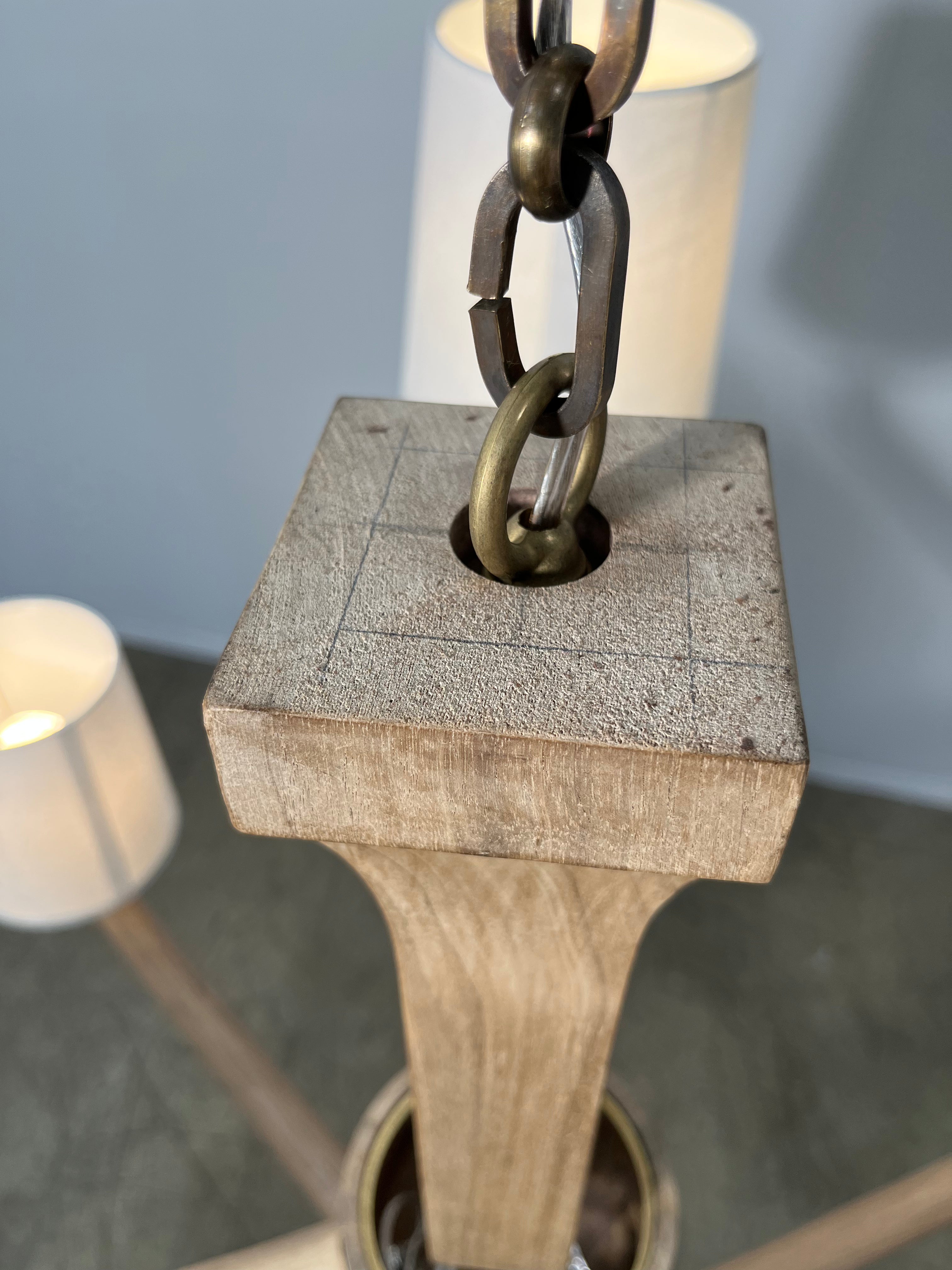 Lucca Studio  Taylor Walnut Chandelier (2-Tier)