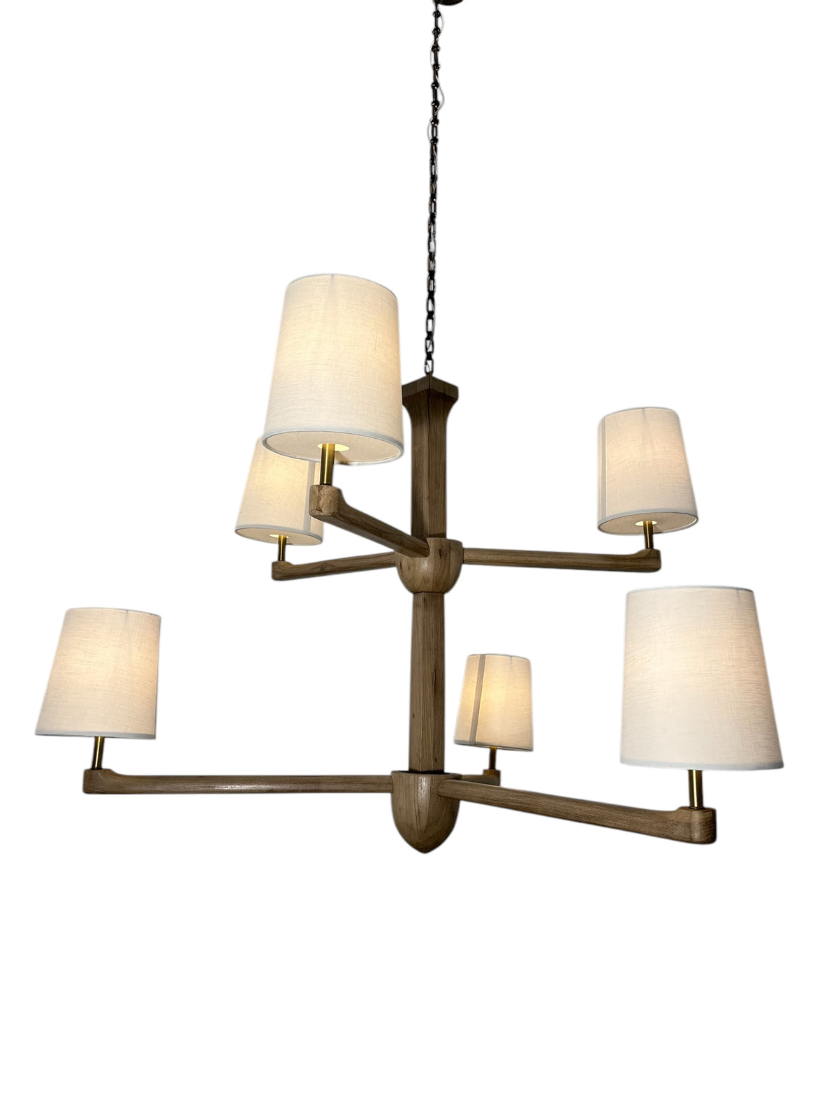 Lucca Studio  Taylor Walnut Chandelier (2-Tier)
