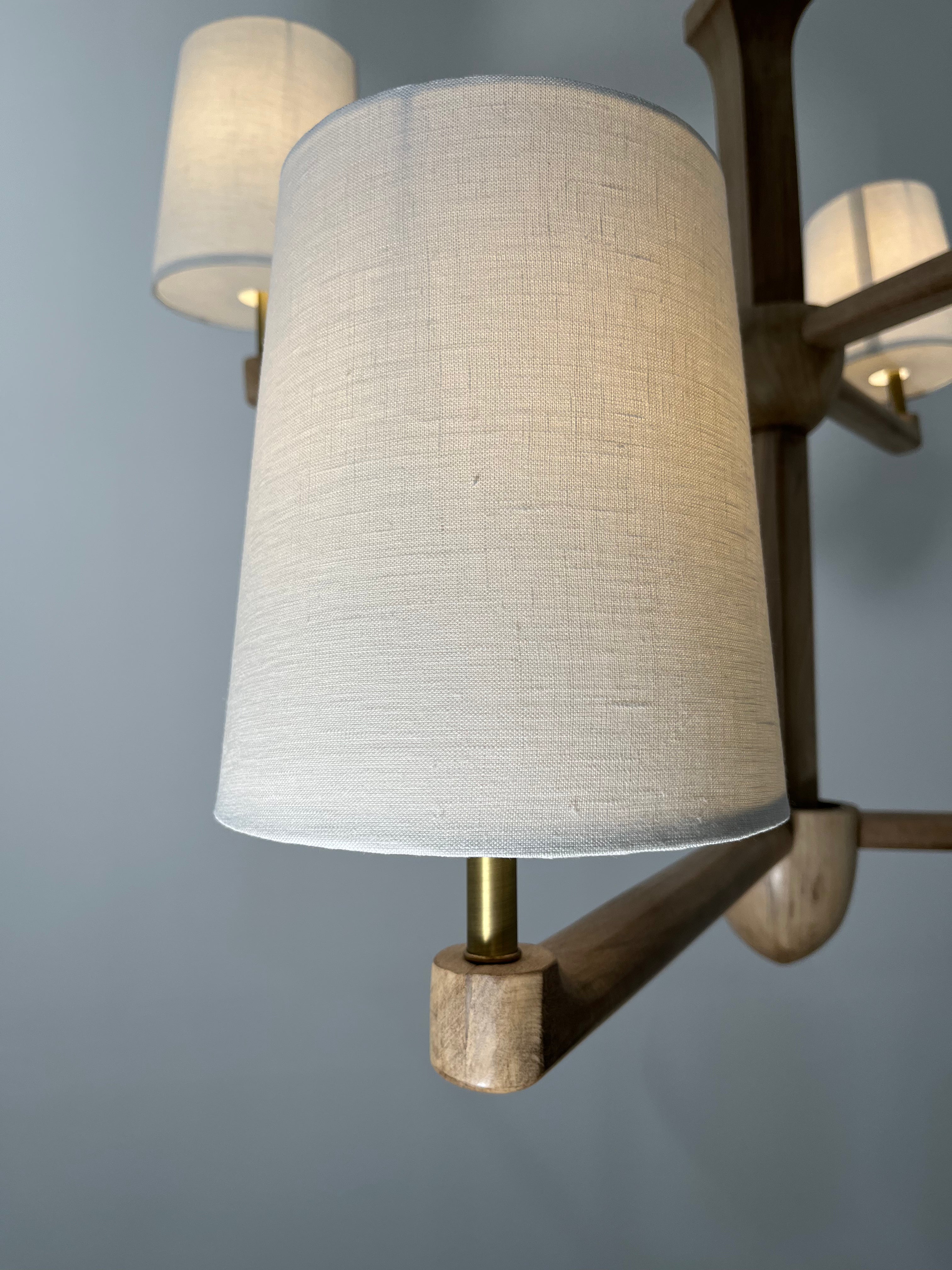 Lucca Studio Taylor Walnut Chandelier