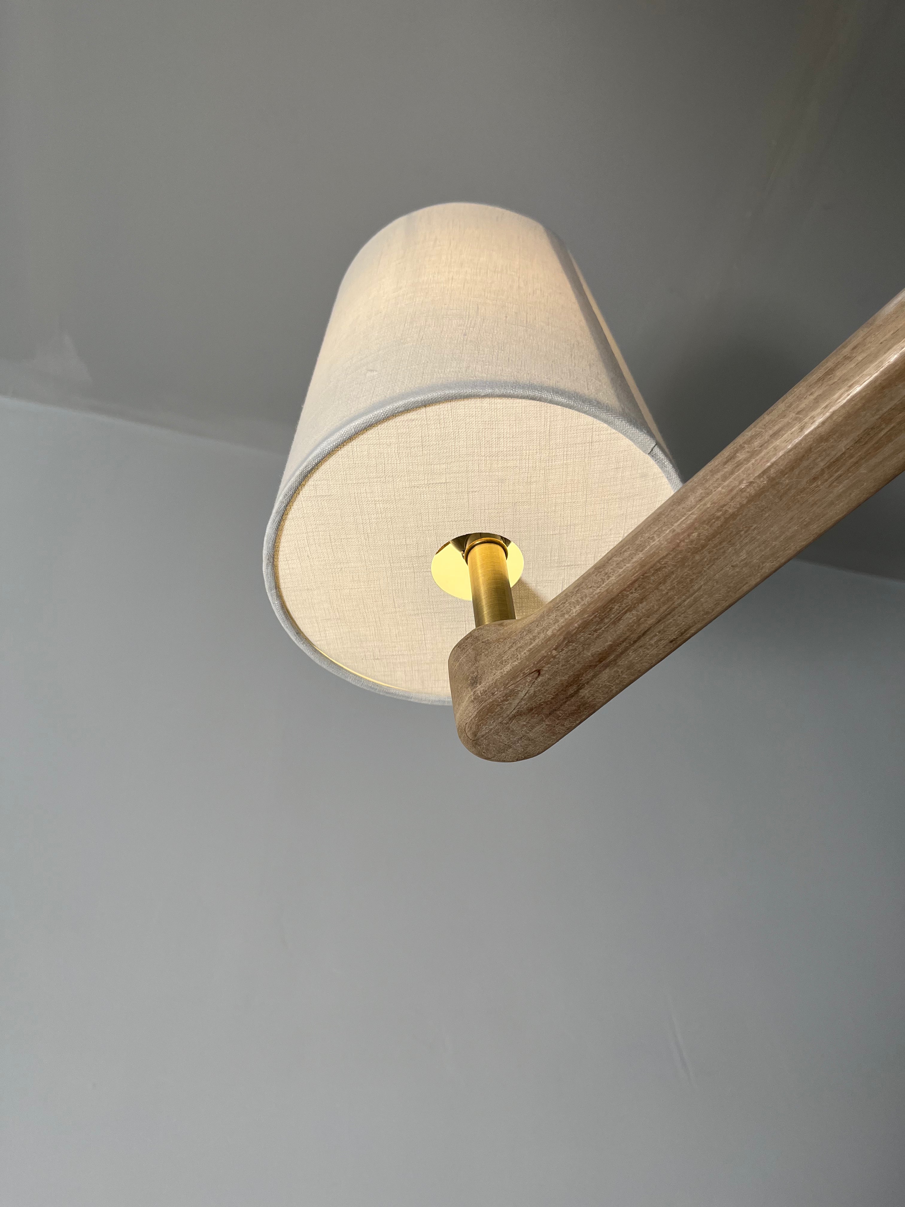 Lucca Studio Taylor Walnut Chandelier