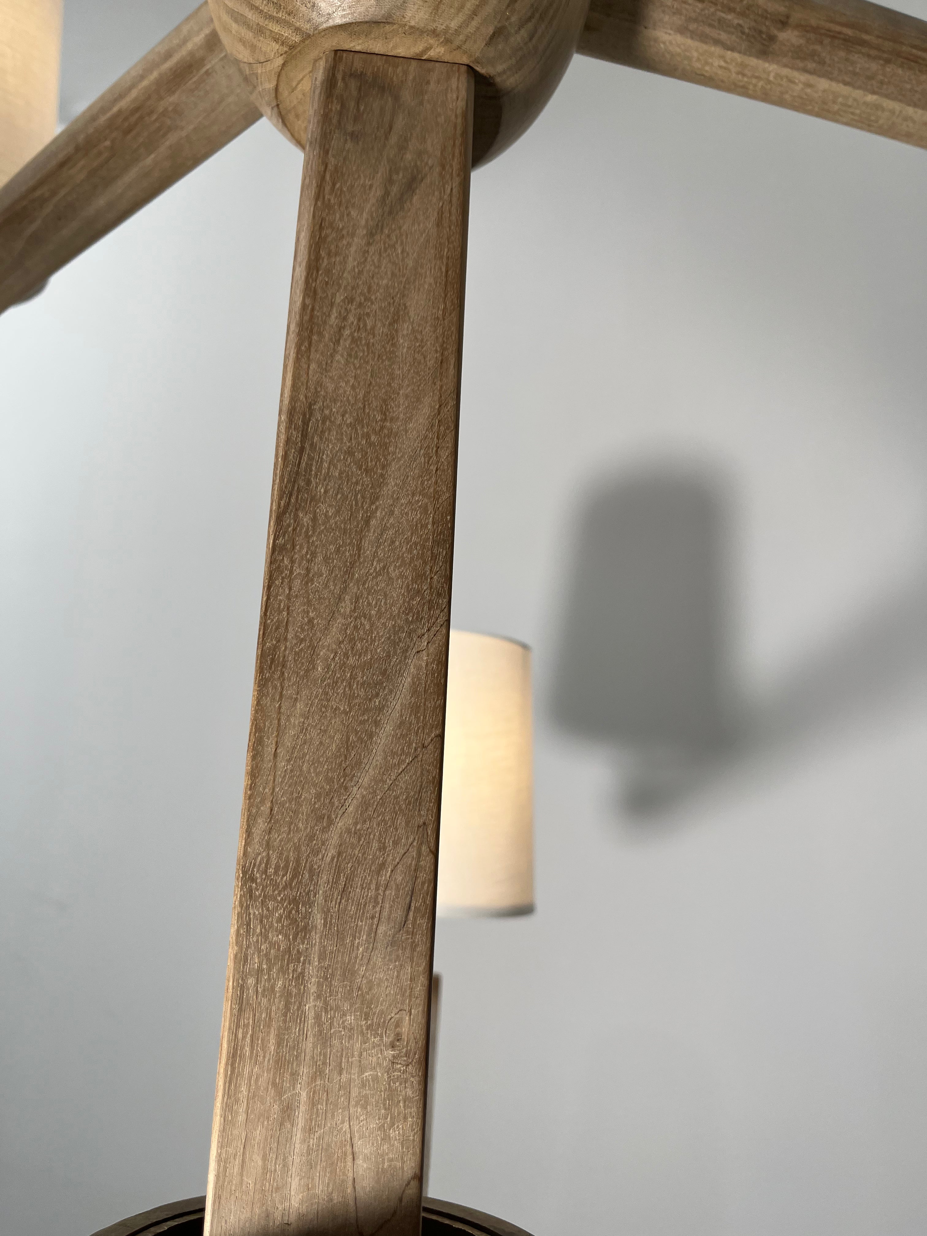 Lucca Studio Taylor Walnut Chandelier