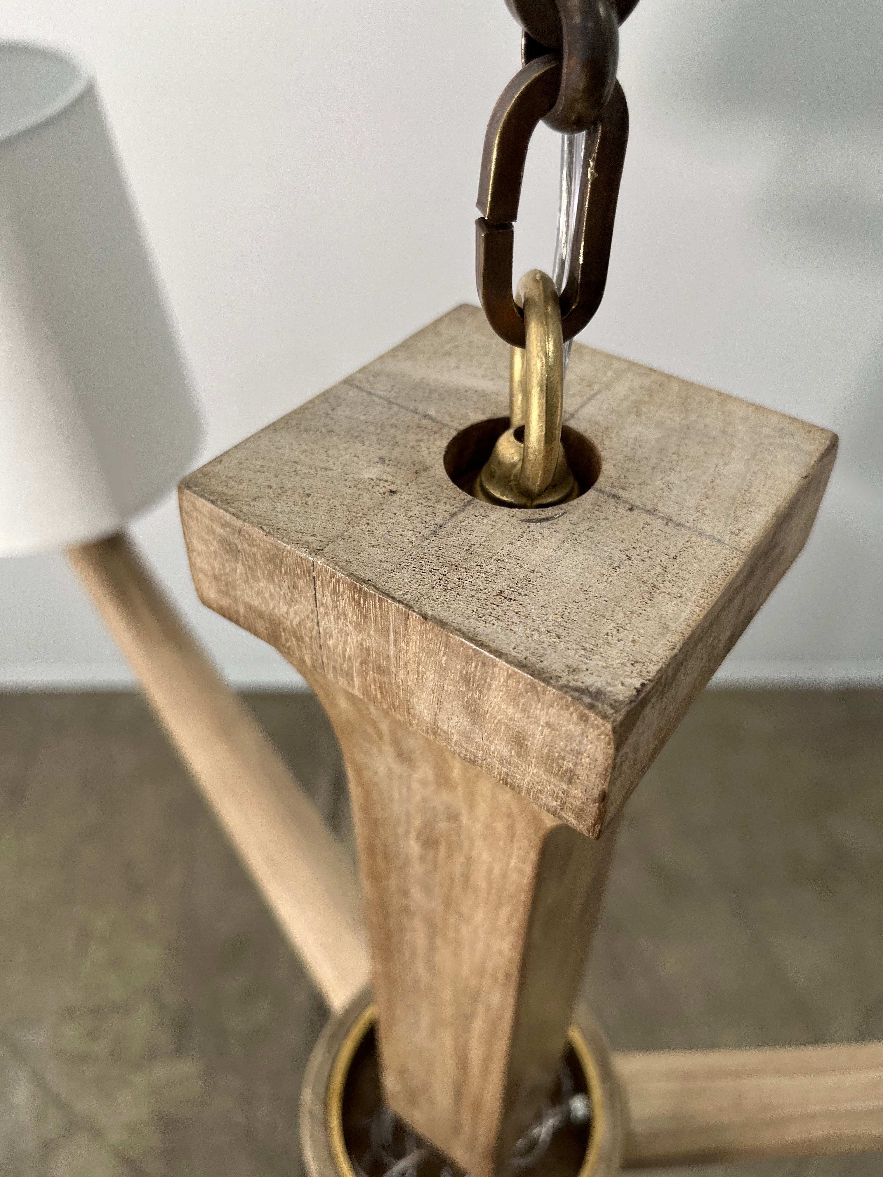 Lucca Studio Taylor Walnut Chandelier